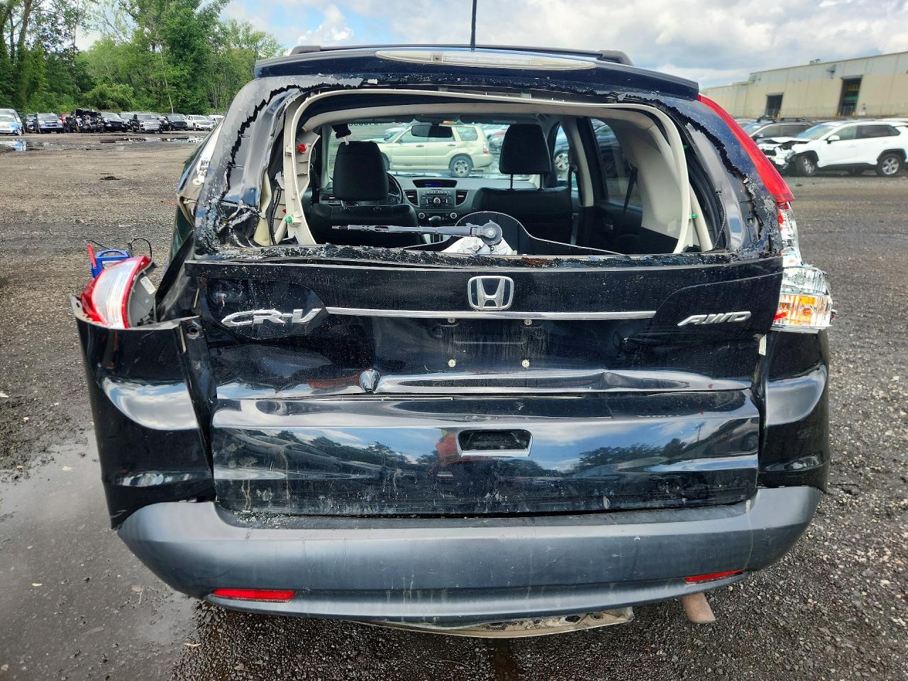 2013 Honda Cr-v Exl Черный vin: 2HKRM4H79DH603414
