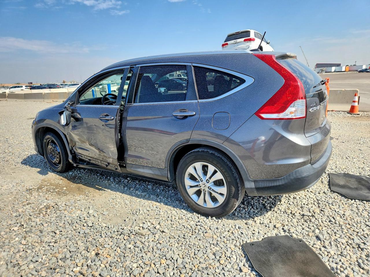 2013 Honda Crv Gray vin: 2HKRM4H79DH611349