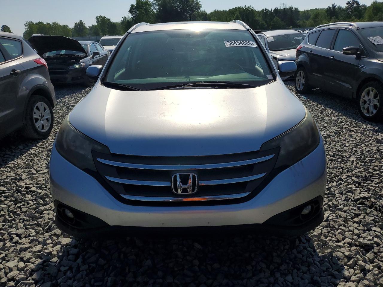 2013 Honda Cr-v Exl Silver vin: 2HKRM4H79DH612081