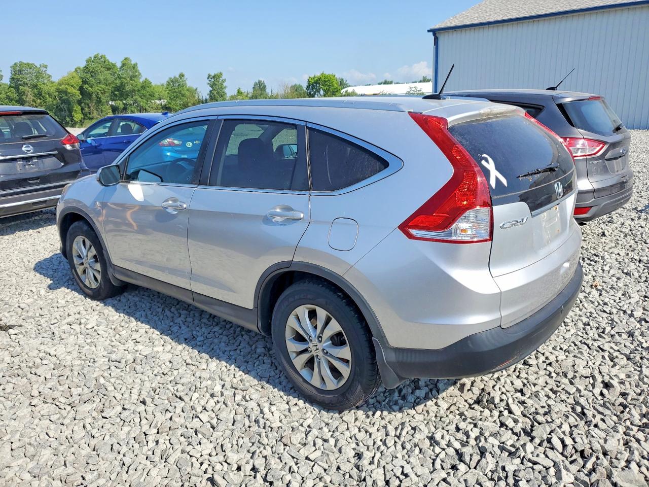 2013 Honda Cr-v Exl Silver vin: 2HKRM4H79DH612081