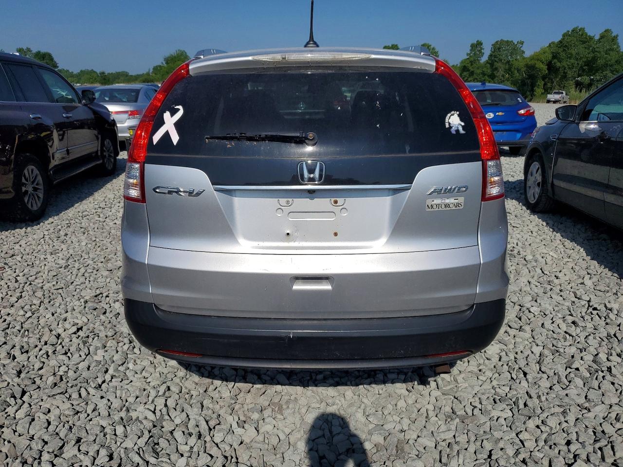 2013 Honda Cr-v Exl Silver vin: 2HKRM4H79DH612081