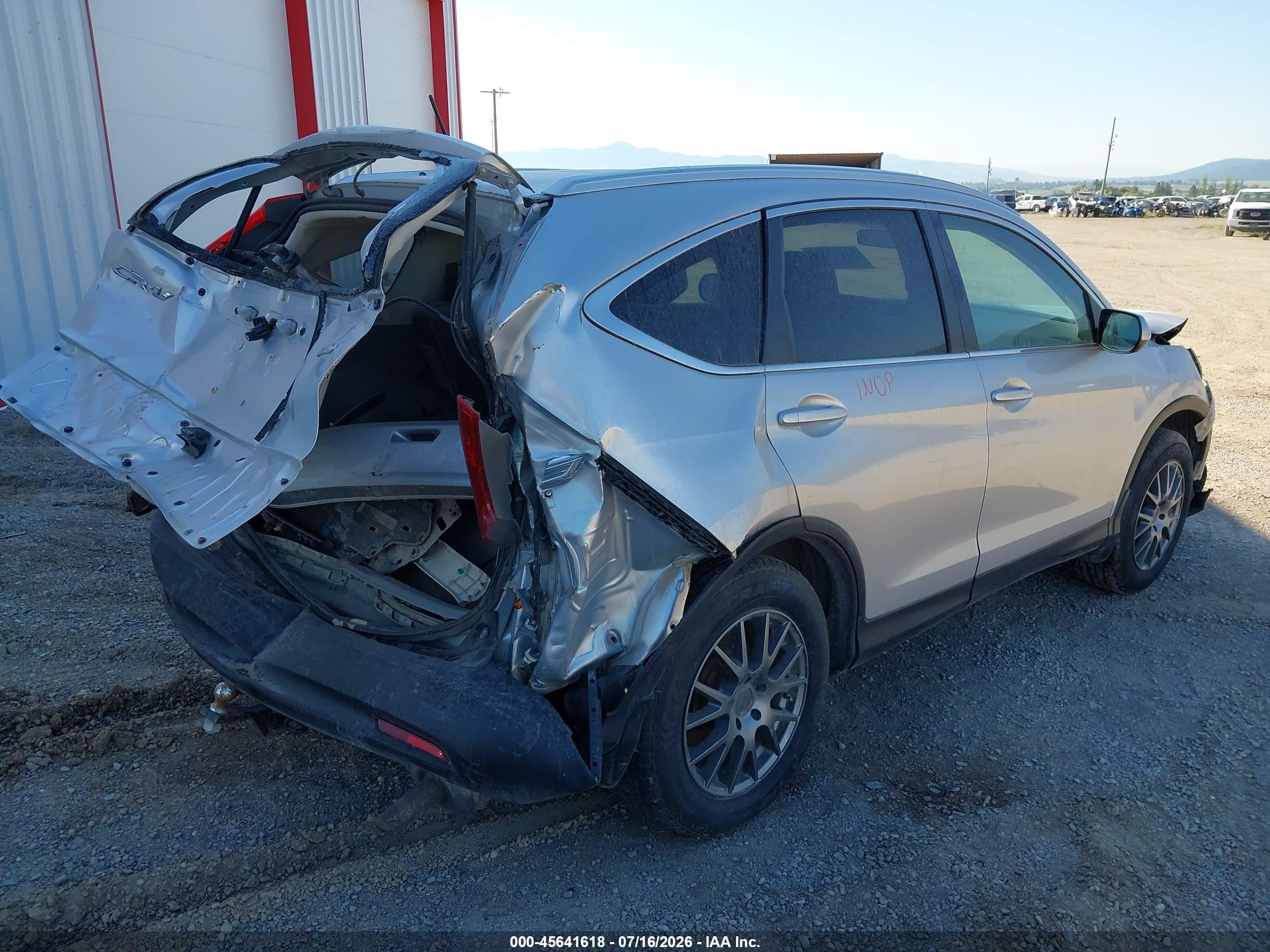 2013 Honda Cr-v Ex-l Silver vin: 2HKRM4H79DH655920