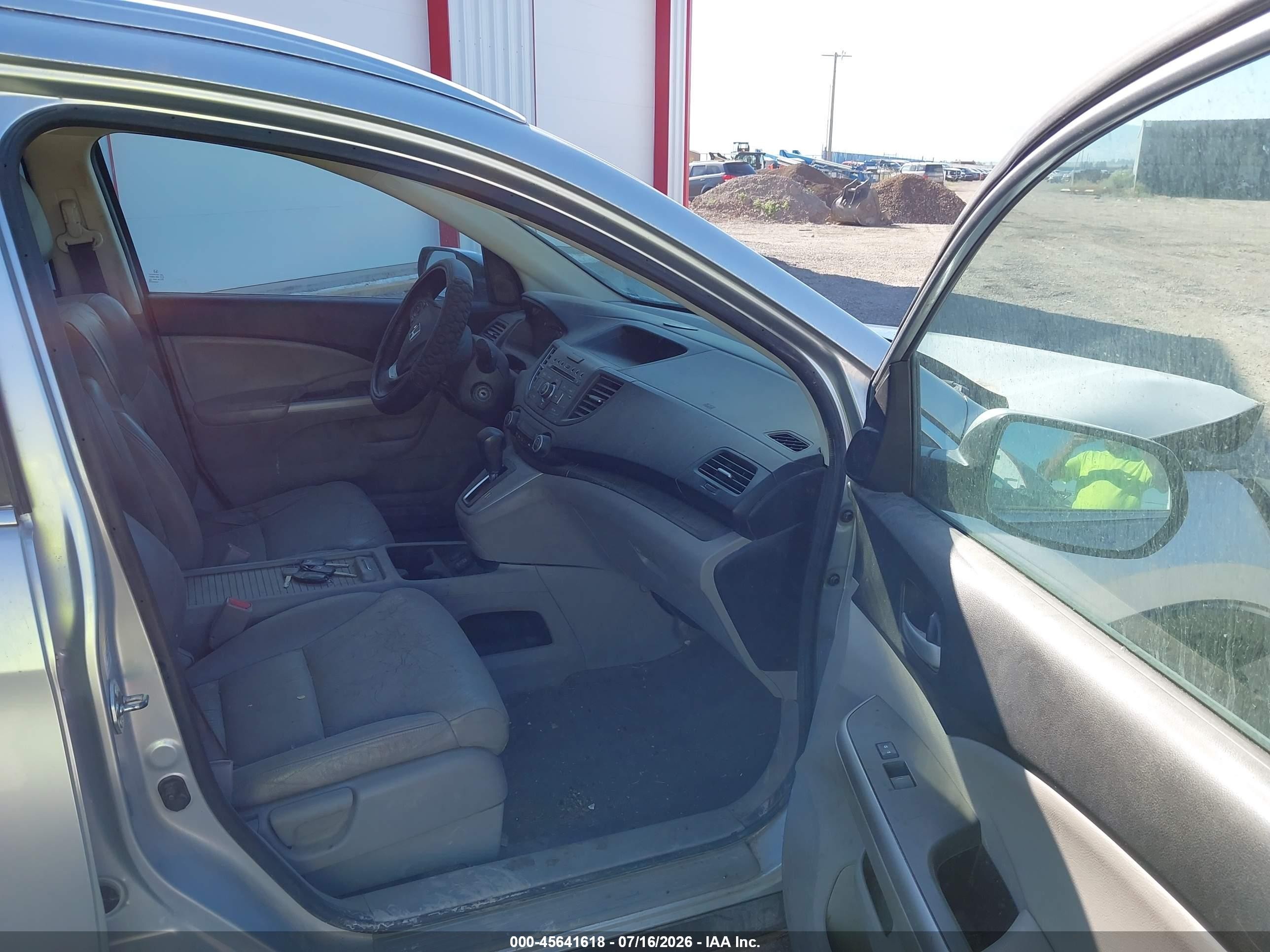 2013 Honda Cr-v Ex-l Silver vin: 2HKRM4H79DH655920