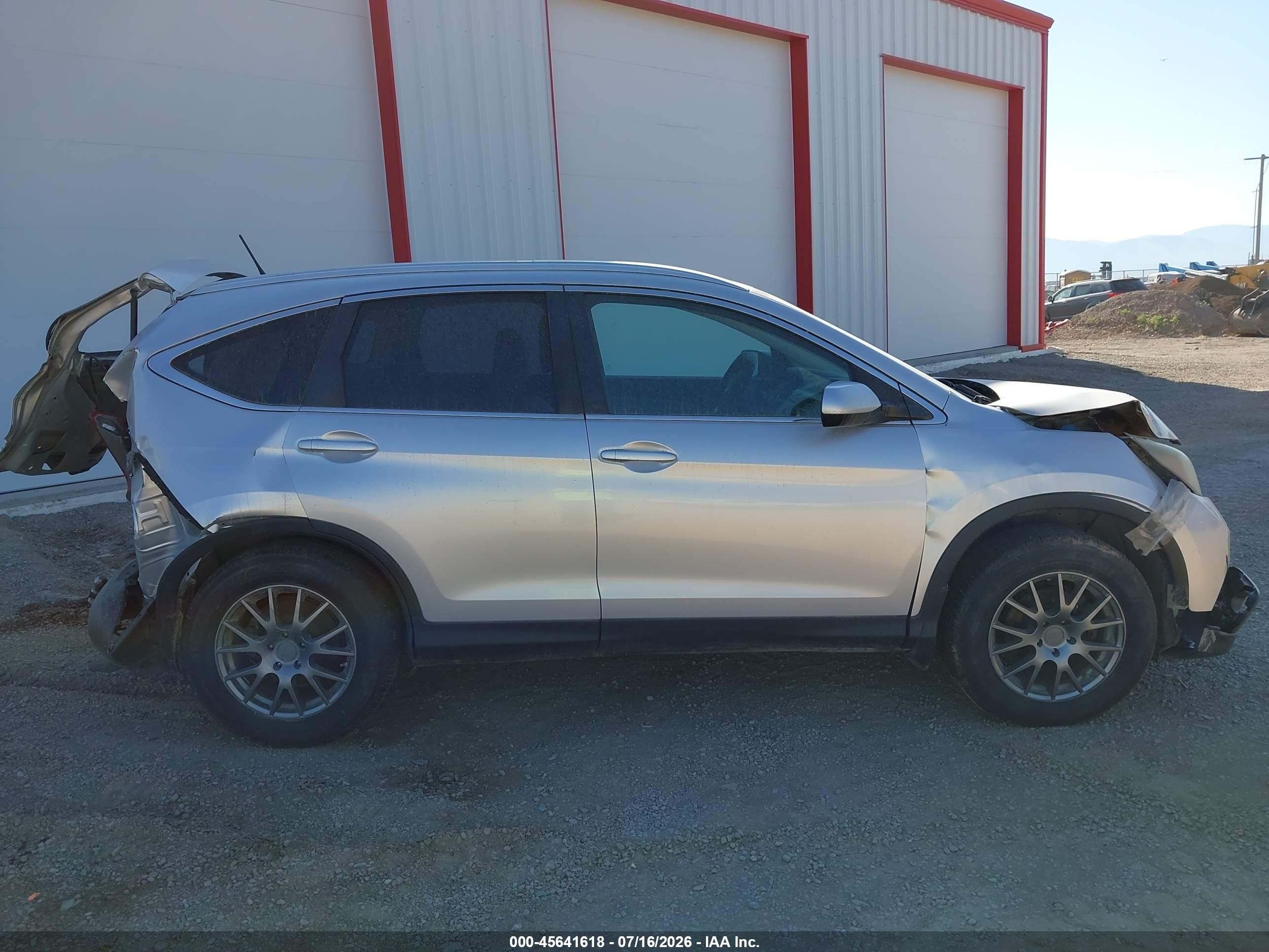2013 Honda Cr-v Ex-l Silver vin: 2HKRM4H79DH655920