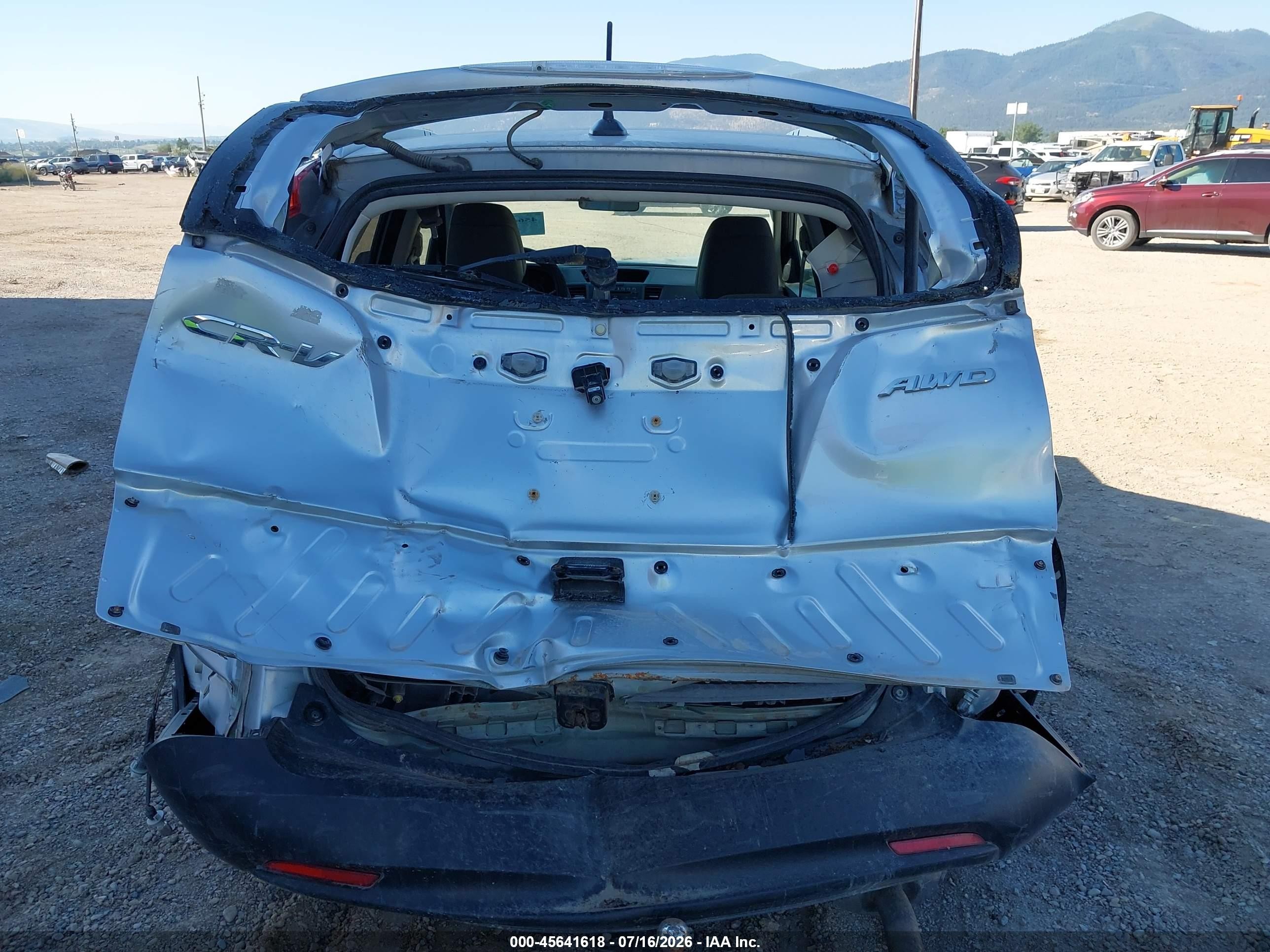 2013 Honda Cr-v Ex-l Silver vin: 2HKRM4H79DH655920