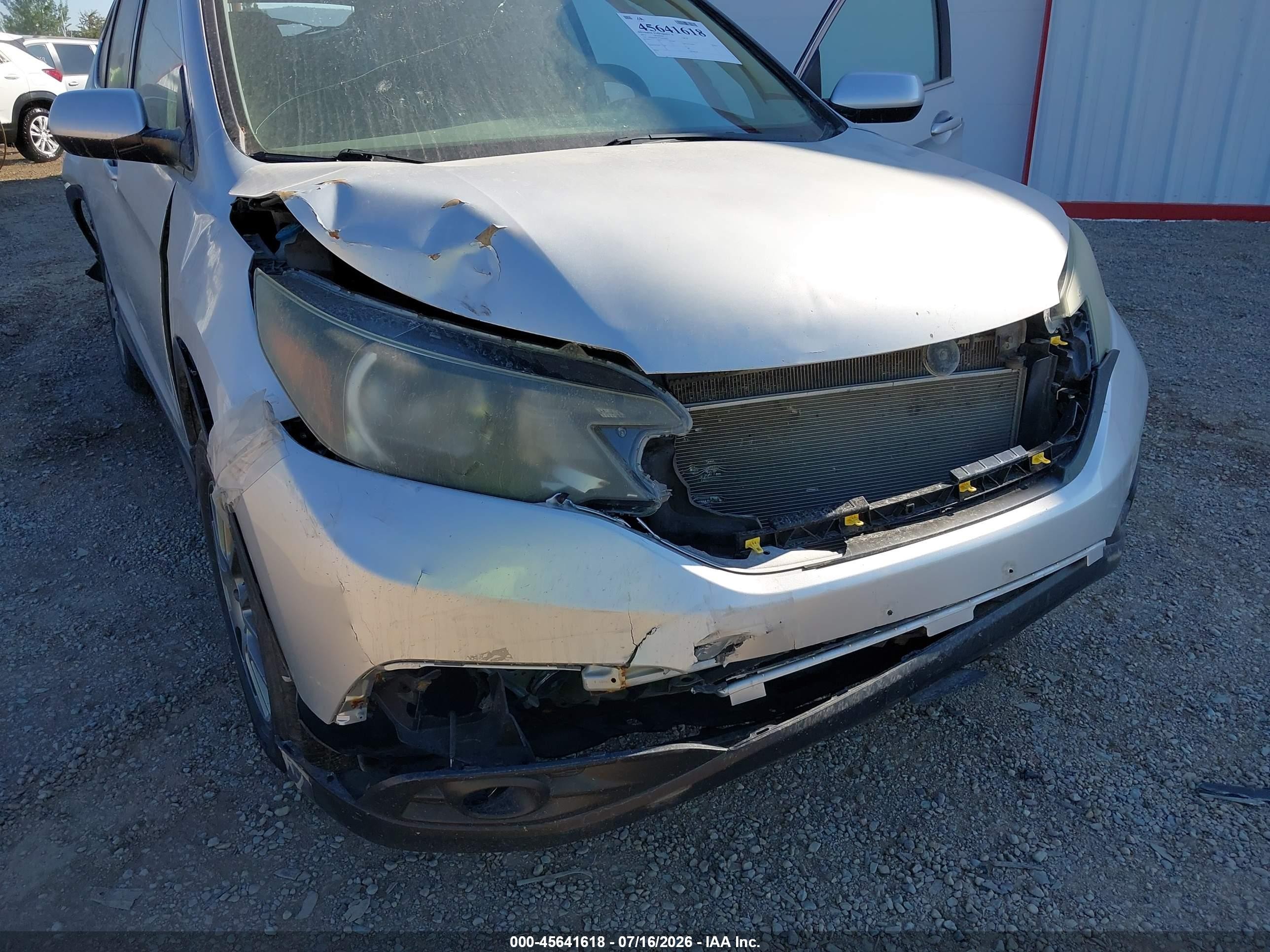 2013 Honda Cr-v Ex-l Silver vin: 2HKRM4H79DH655920