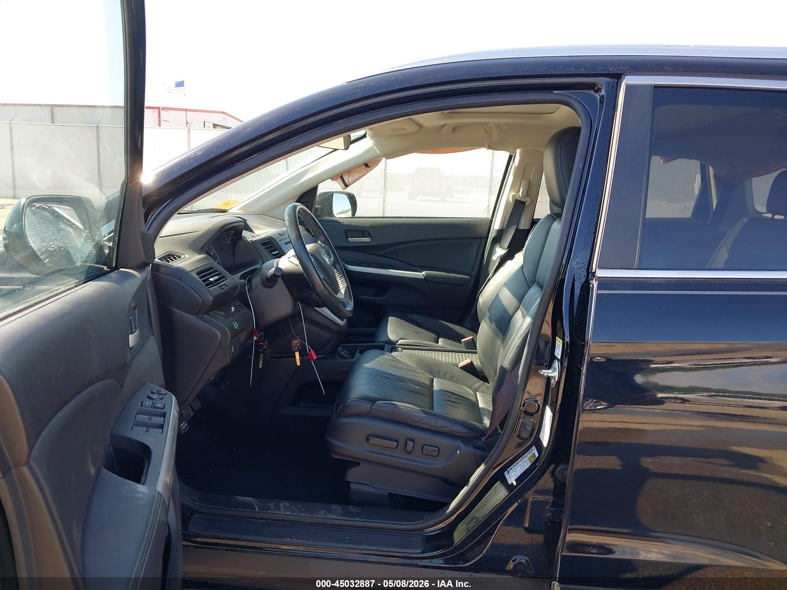 2013 Honda Cr-v Ex-l Черный vin: 2HKRM4H79DH672491