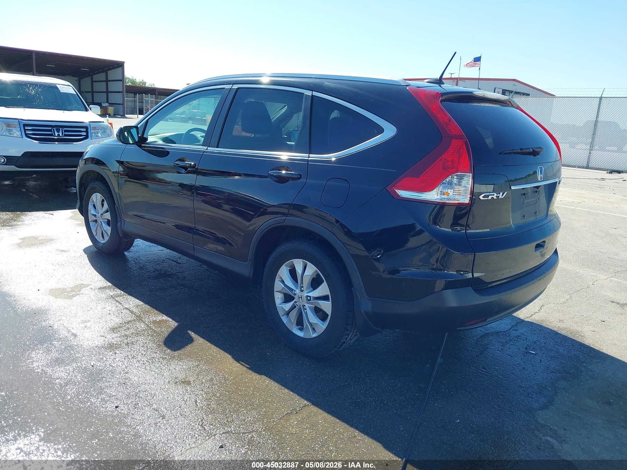 2013 Honda Cr-v Ex-l Черный vin: 2HKRM4H79DH672491
