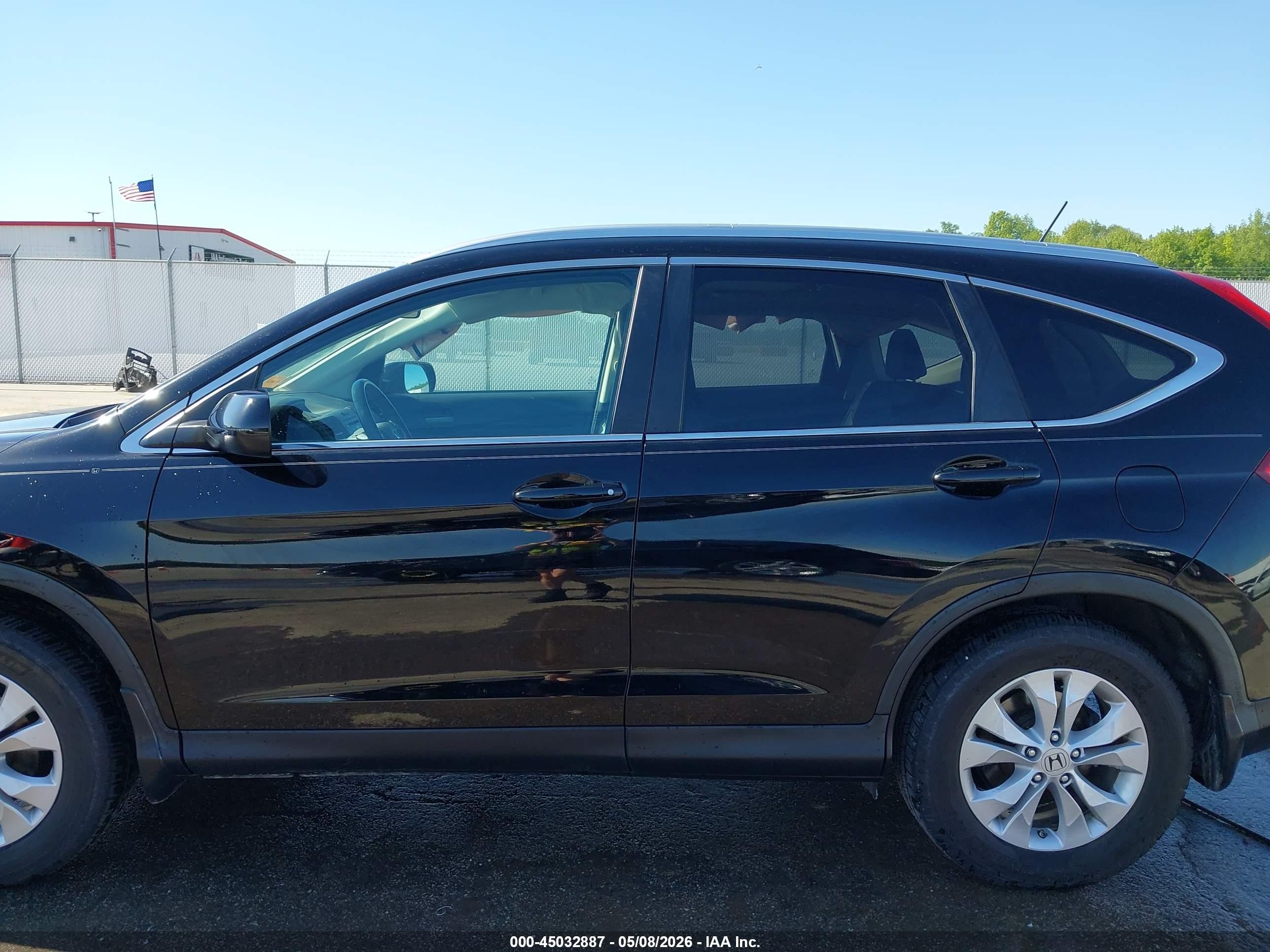 2013 Honda Cr-v Ex-l Черный vin: 2HKRM4H79DH672491