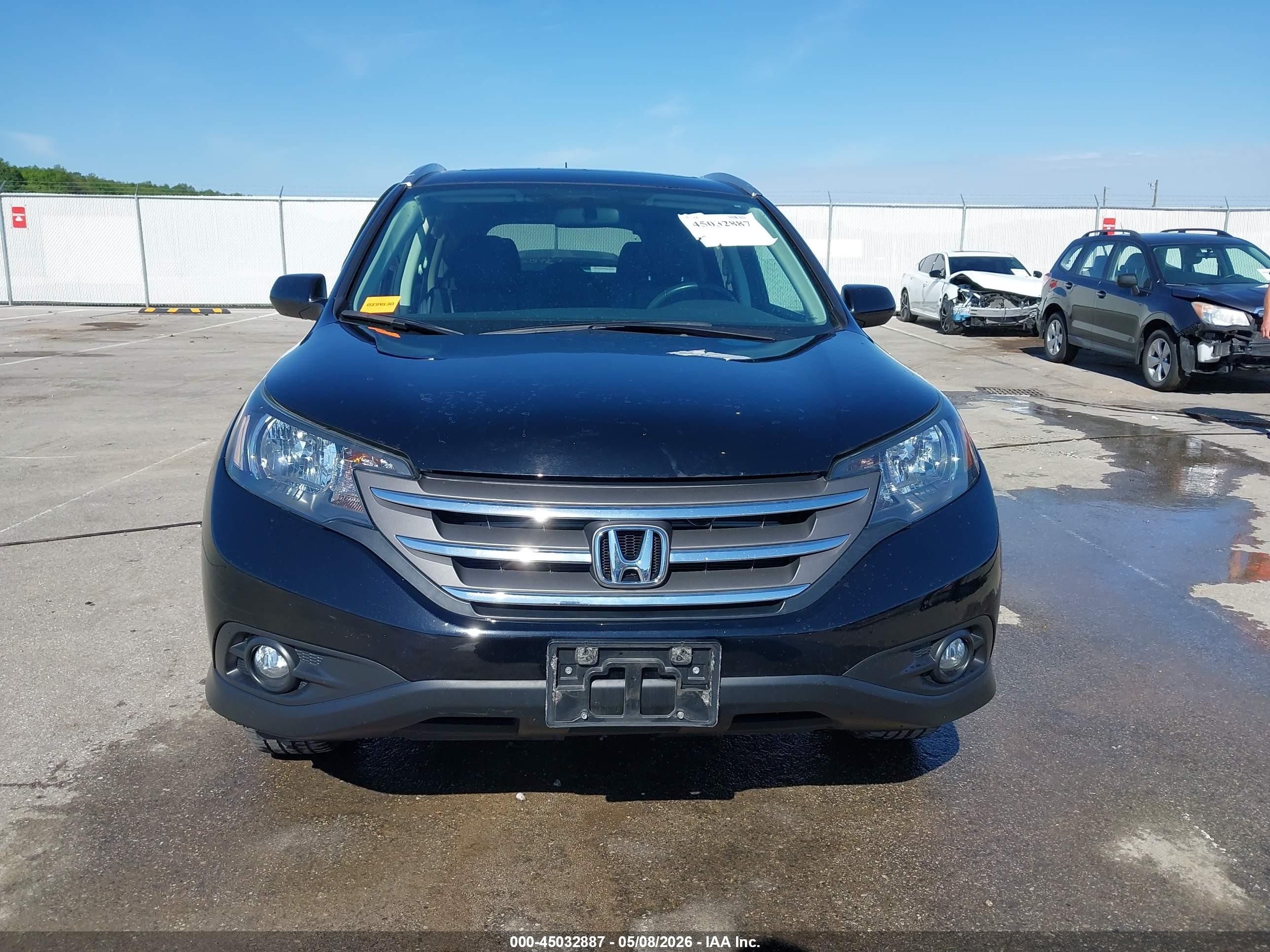 2013 Honda Cr-v Ex-l Черный vin: 2HKRM4H79DH672491