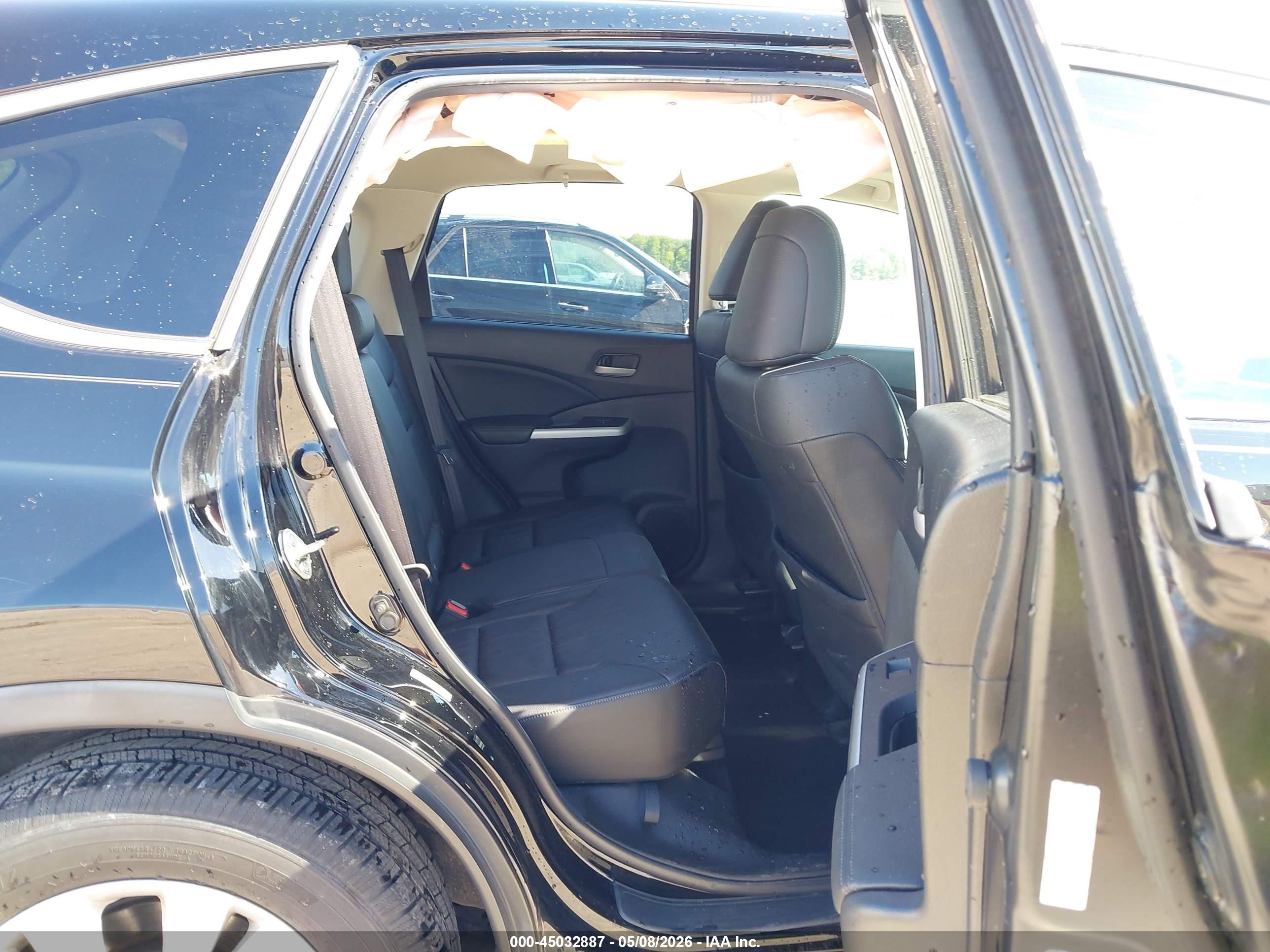 2013 Honda Cr-v Ex-l Черный vin: 2HKRM4H79DH672491