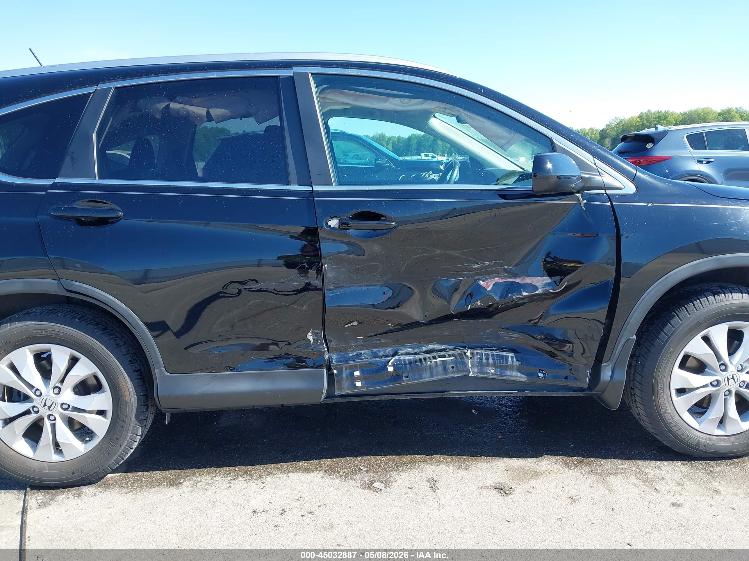 2013 Honda Cr-v Ex-l Черный vin: 2HKRM4H79DH672491