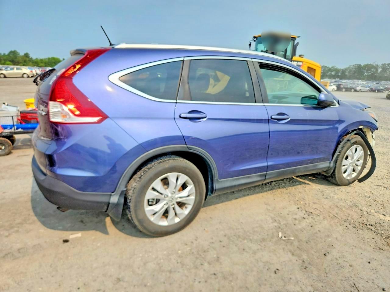 2013 Honda Cr-v Exl Blue vin: 2HKRM4H79DH688691