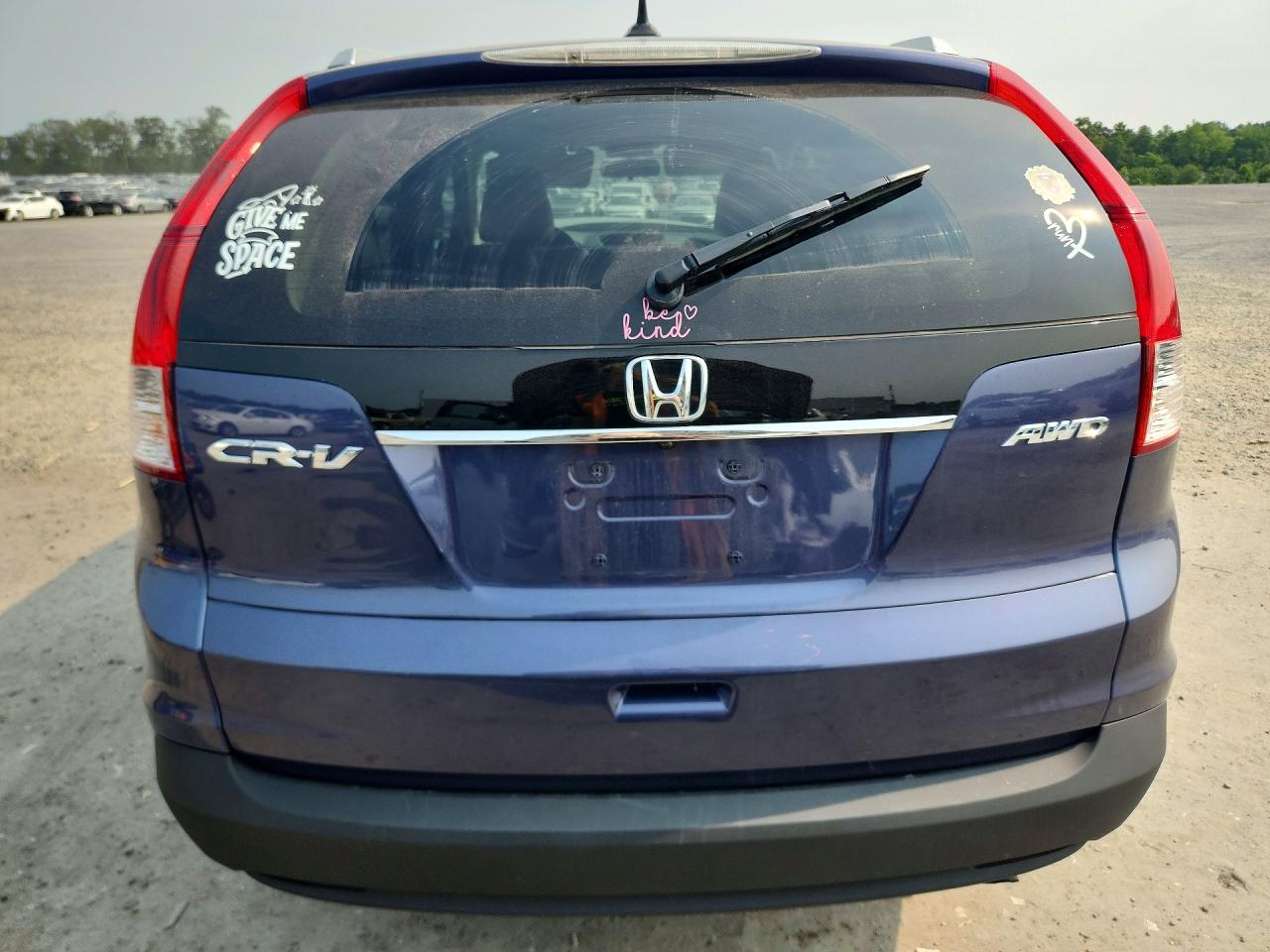 2013 Honda Cr-v Exl Blue vin: 2HKRM4H79DH688691
