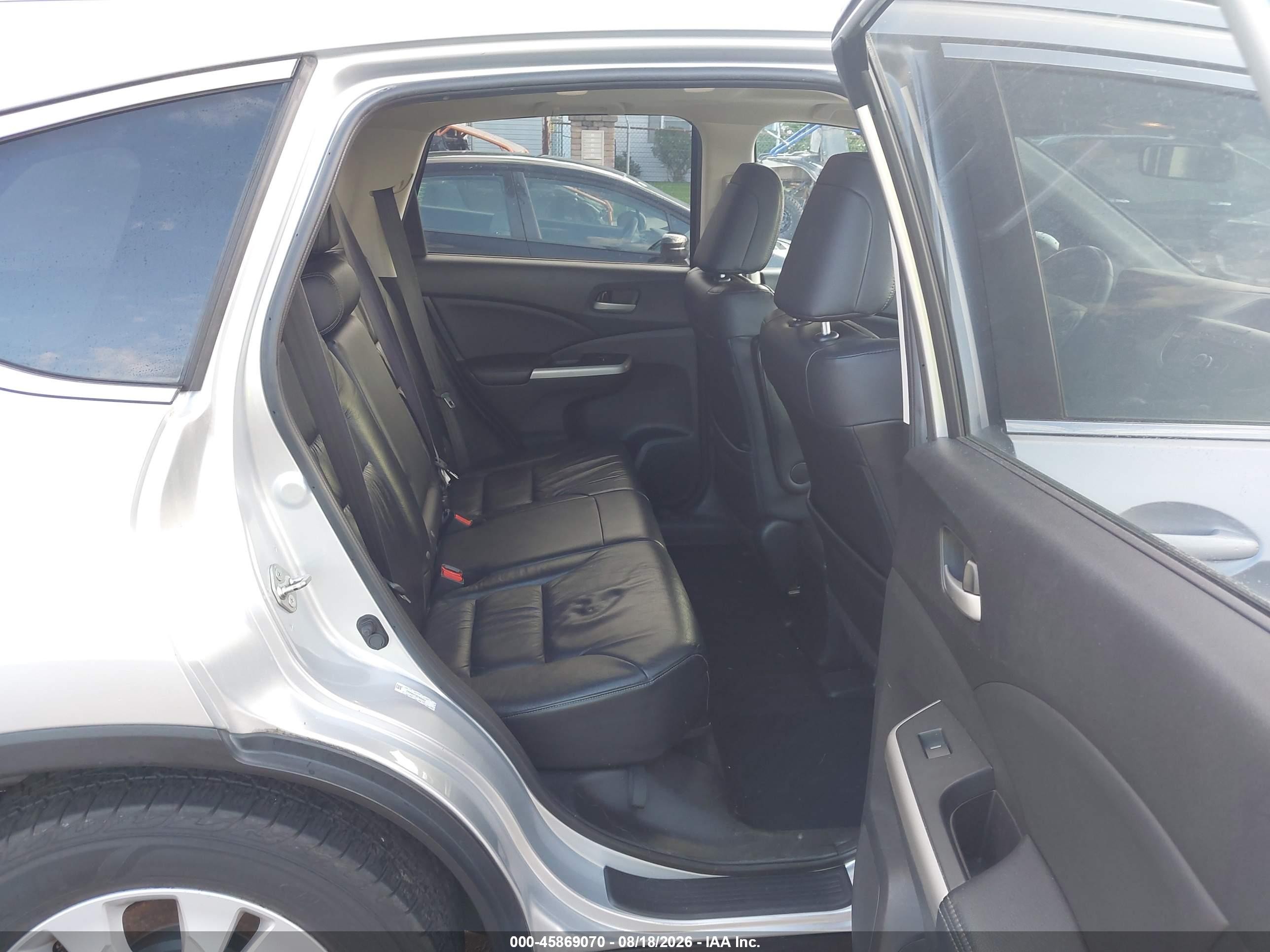 2013 Honda Cr-v Ex-l Silver vin: 2HKRM4H79DH694944