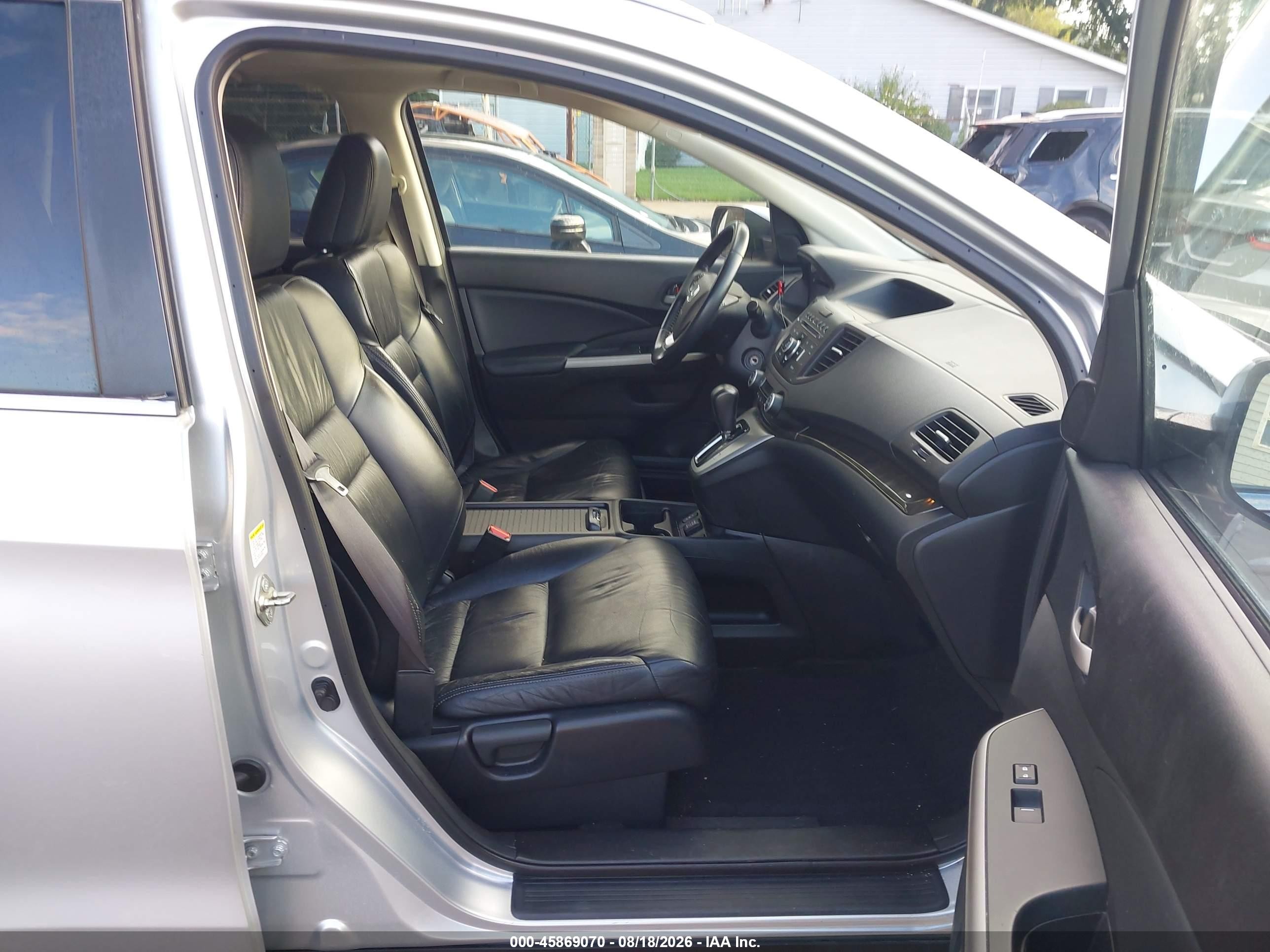 2013 Honda Cr-v Ex-l Silver vin: 2HKRM4H79DH694944