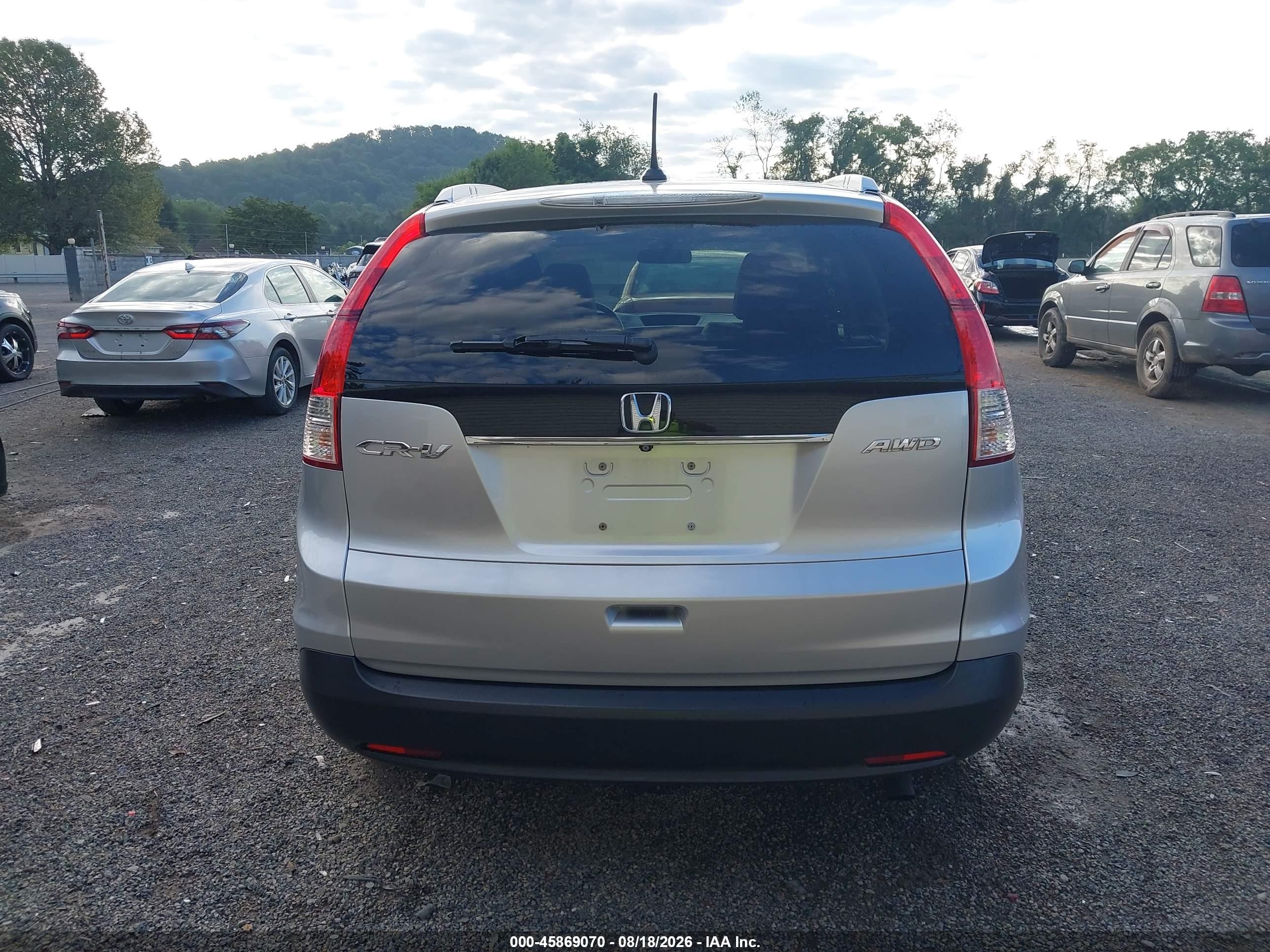 2013 Honda Cr-v Ex-l Silver vin: 2HKRM4H79DH694944