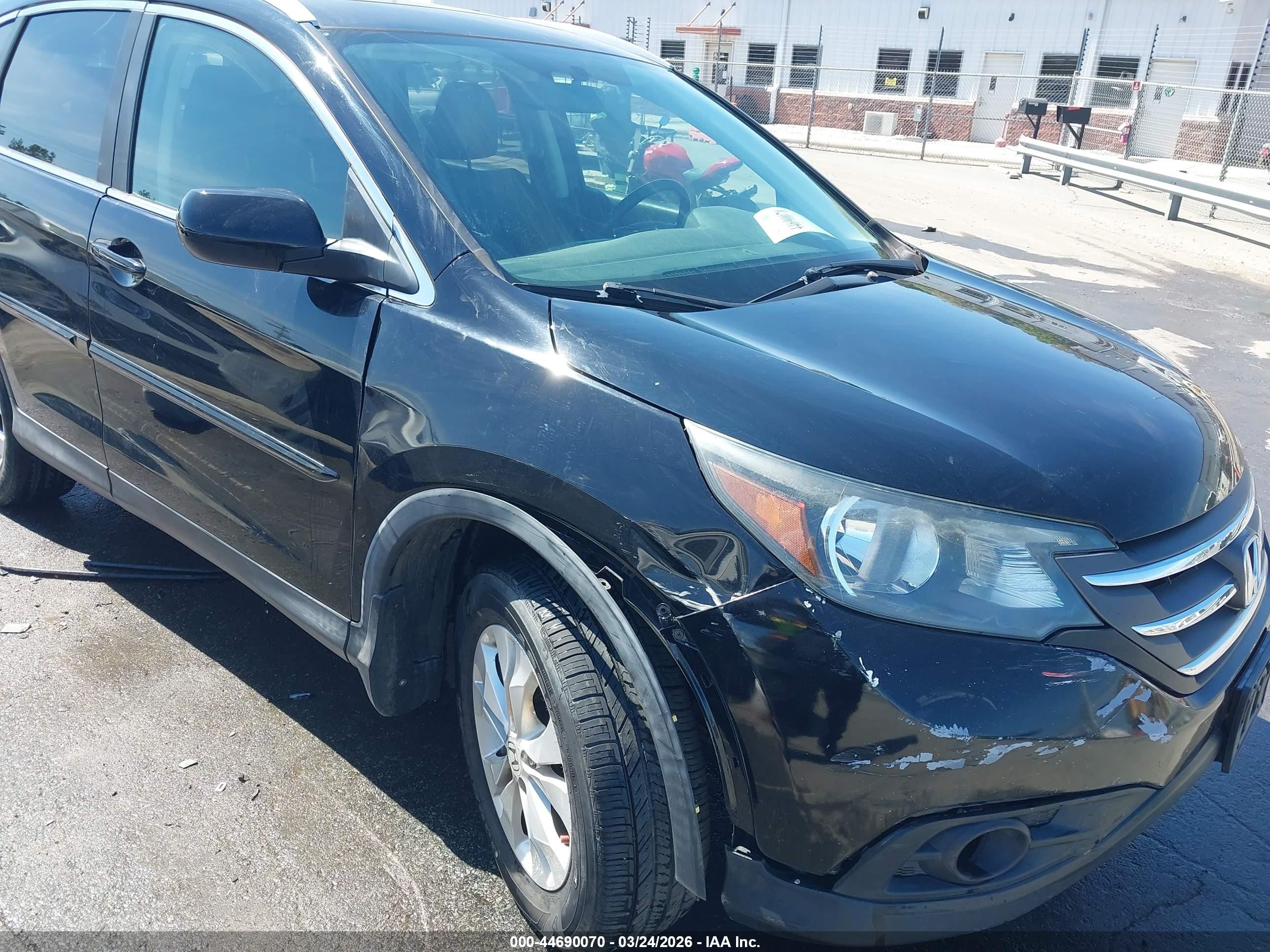 2014 Honda Cr-v Ex-l Black vin: 2HKRM4H79EH626435