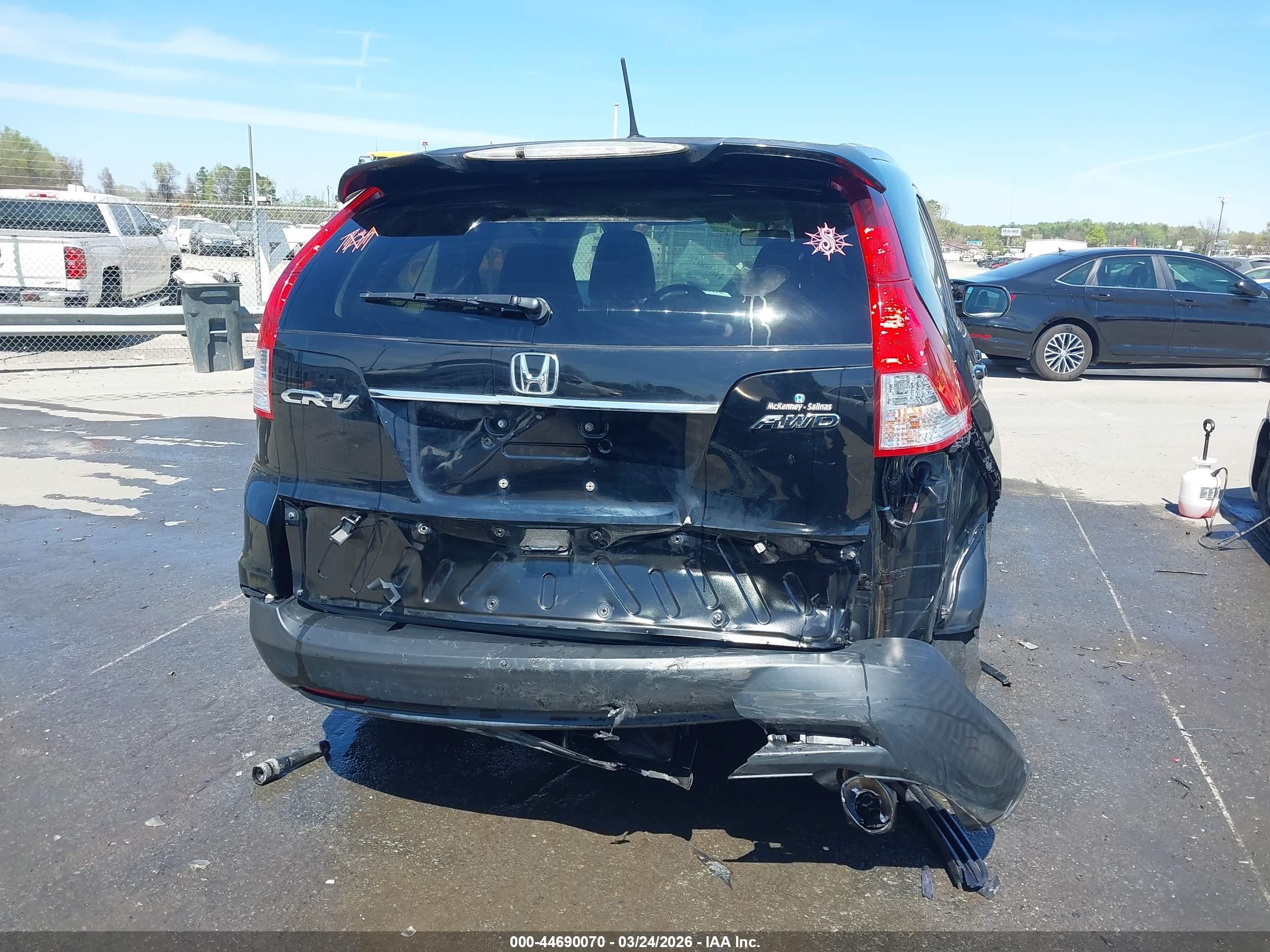 2014 Honda Cr-v Ex-l Black vin: 2HKRM4H79EH626435