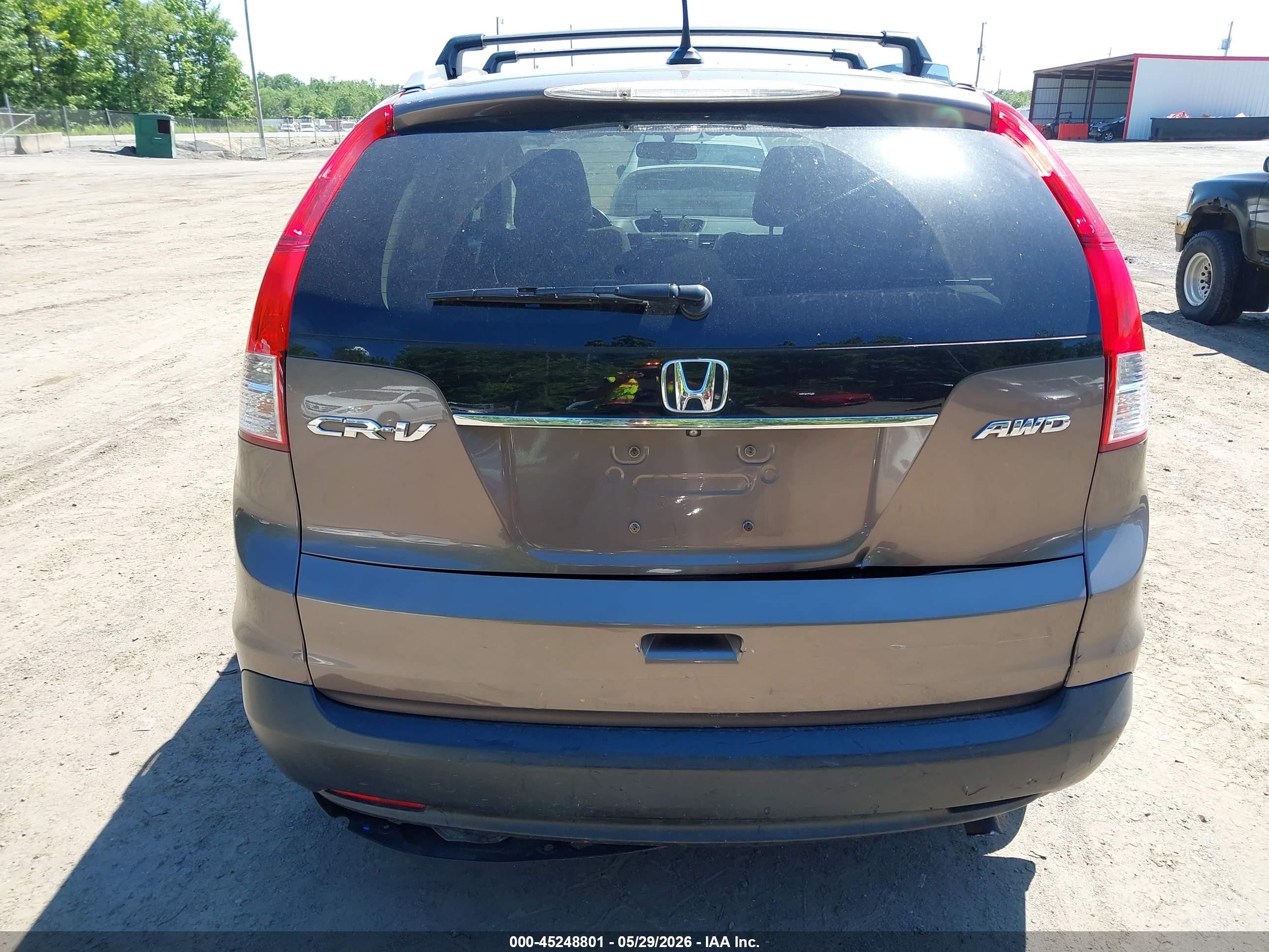 2014 Honda Cr-v Ex-l Brown vin: 2HKRM4H79EH629058
