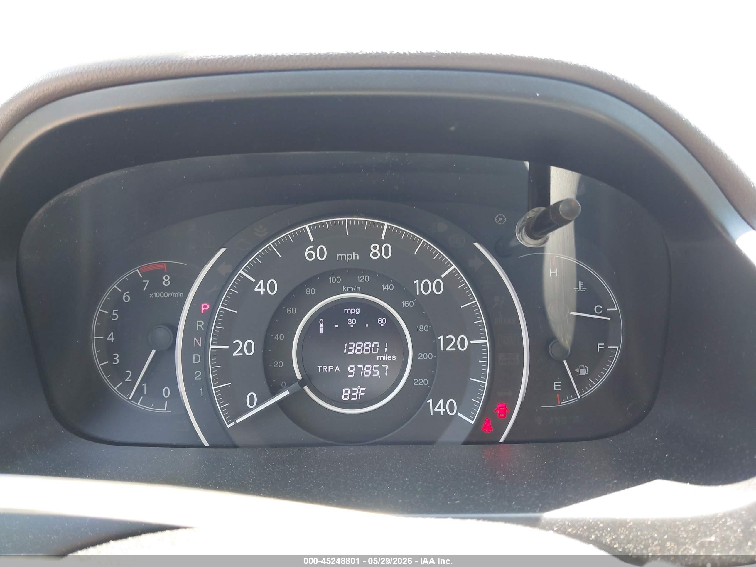 2014 Honda Cr-v Ex-l Brown vin: 2HKRM4H79EH629058