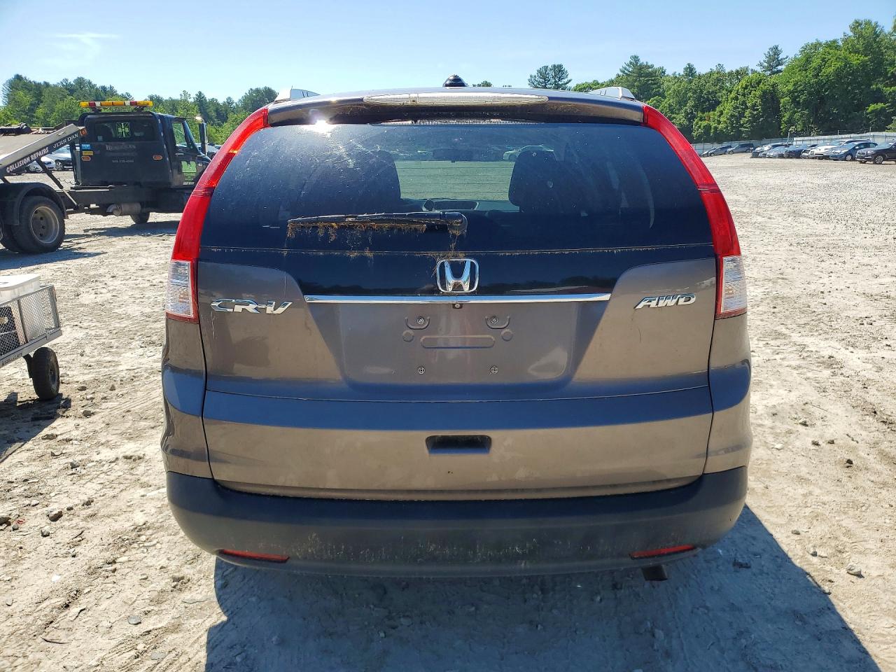 2014 Honda Cr-v Brown vin: 2HKRM4H79EH636558