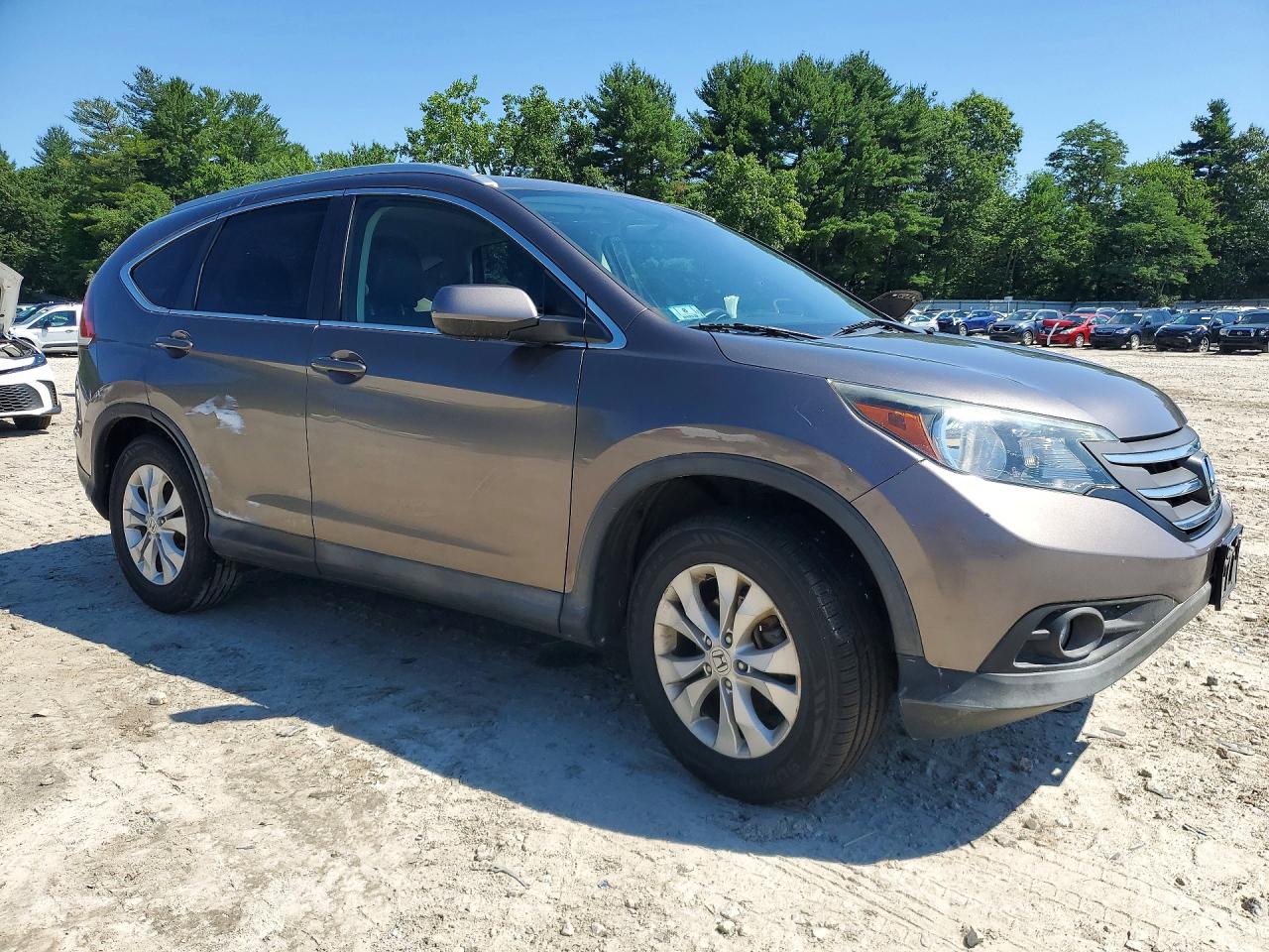 2014 Honda Cr-v Brown vin: 2HKRM4H79EH636558