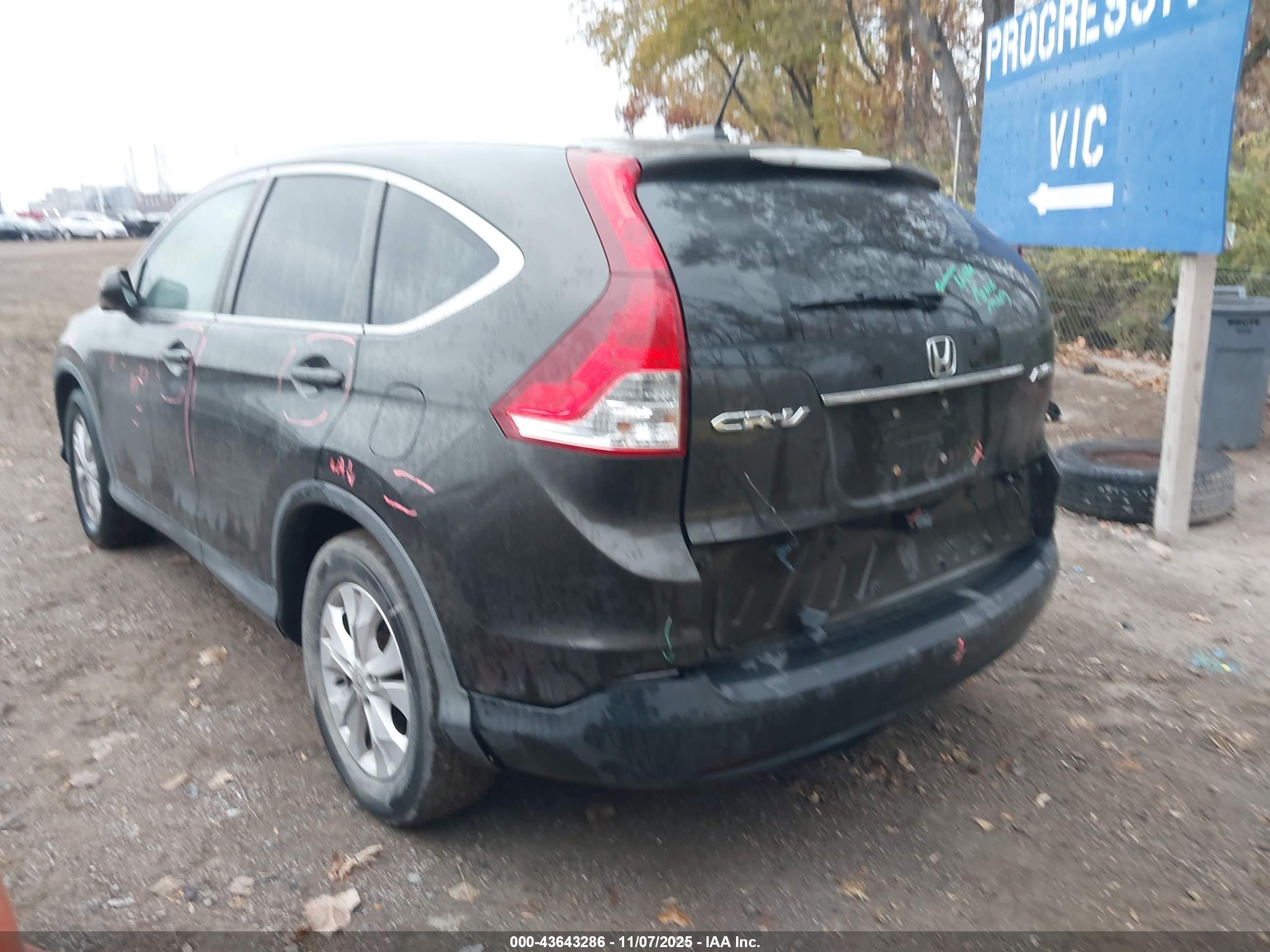 2014 Honda Cr-v Exl Brown vin: 2HKRM4H79EH641999