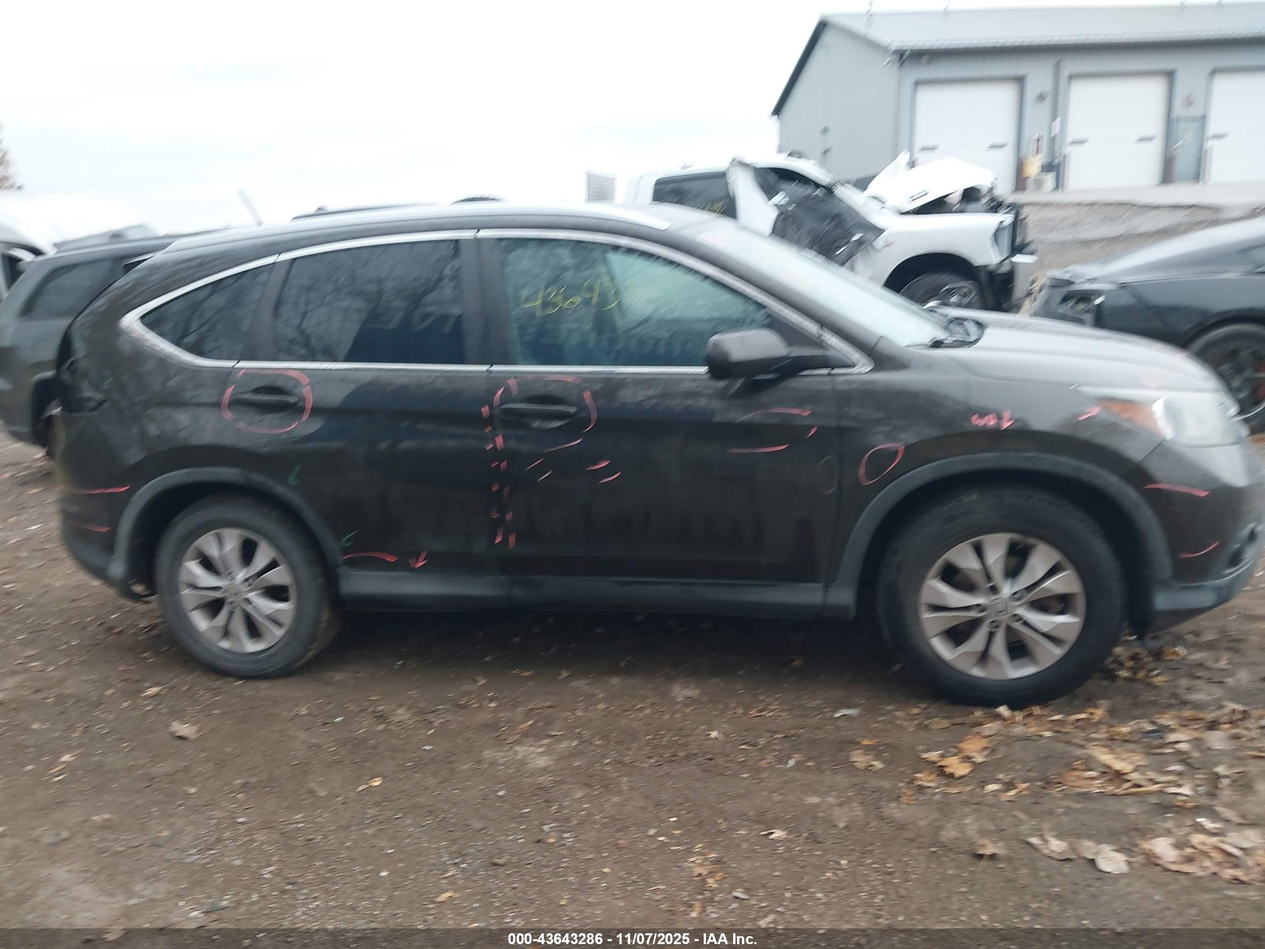 2014 Honda Cr-v Exl Brown vin: 2HKRM4H79EH641999