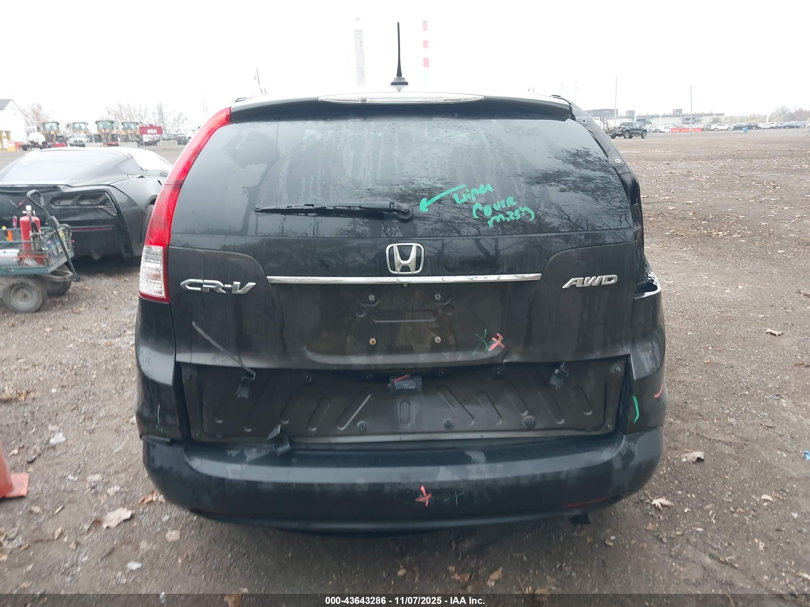 2014 Honda Cr-v Exl Brown vin: 2HKRM4H79EH641999