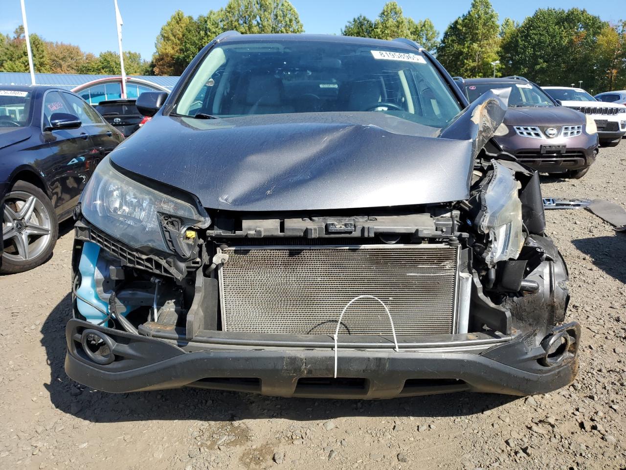 2014 Honda Cr-v Exl Charcoal vin: 2HKRM4H79EH646152