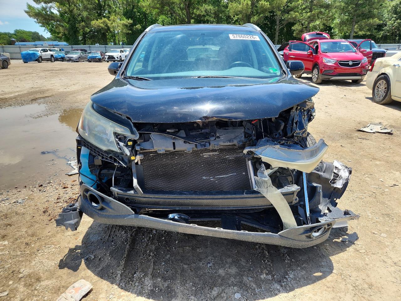 2014 Honda Cr-v Black vin: 2HKRM4H79EH664411