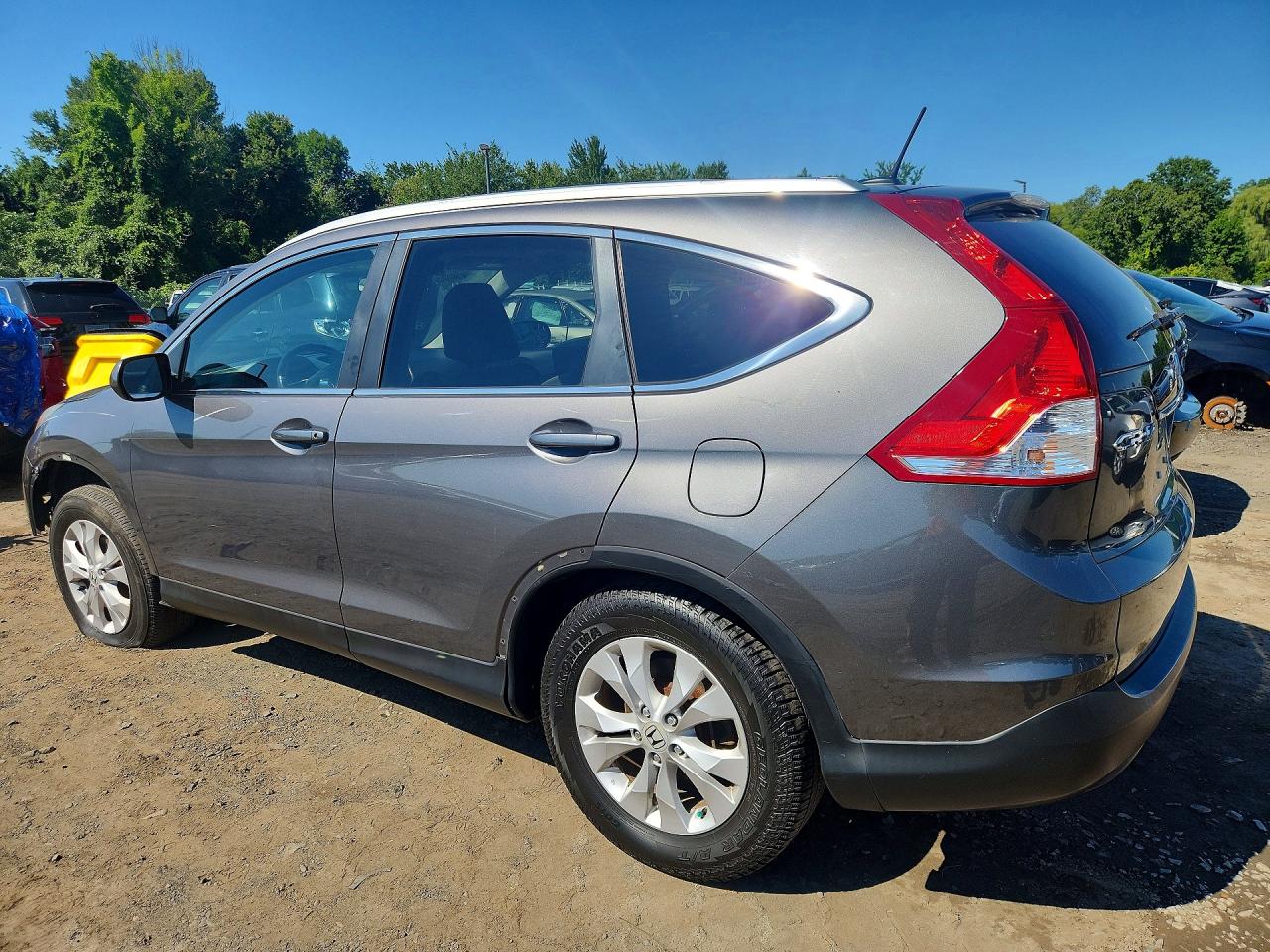 2014 Honda Cr-v Exl Gray vin: 2HKRM4H79EH669754