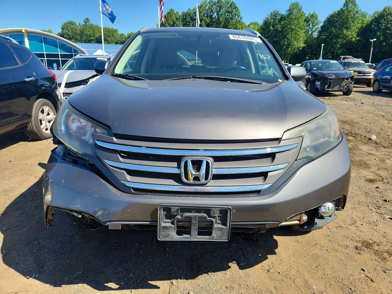 2014 Honda Cr-v Exl Gray vin: 2HKRM4H79EH669754