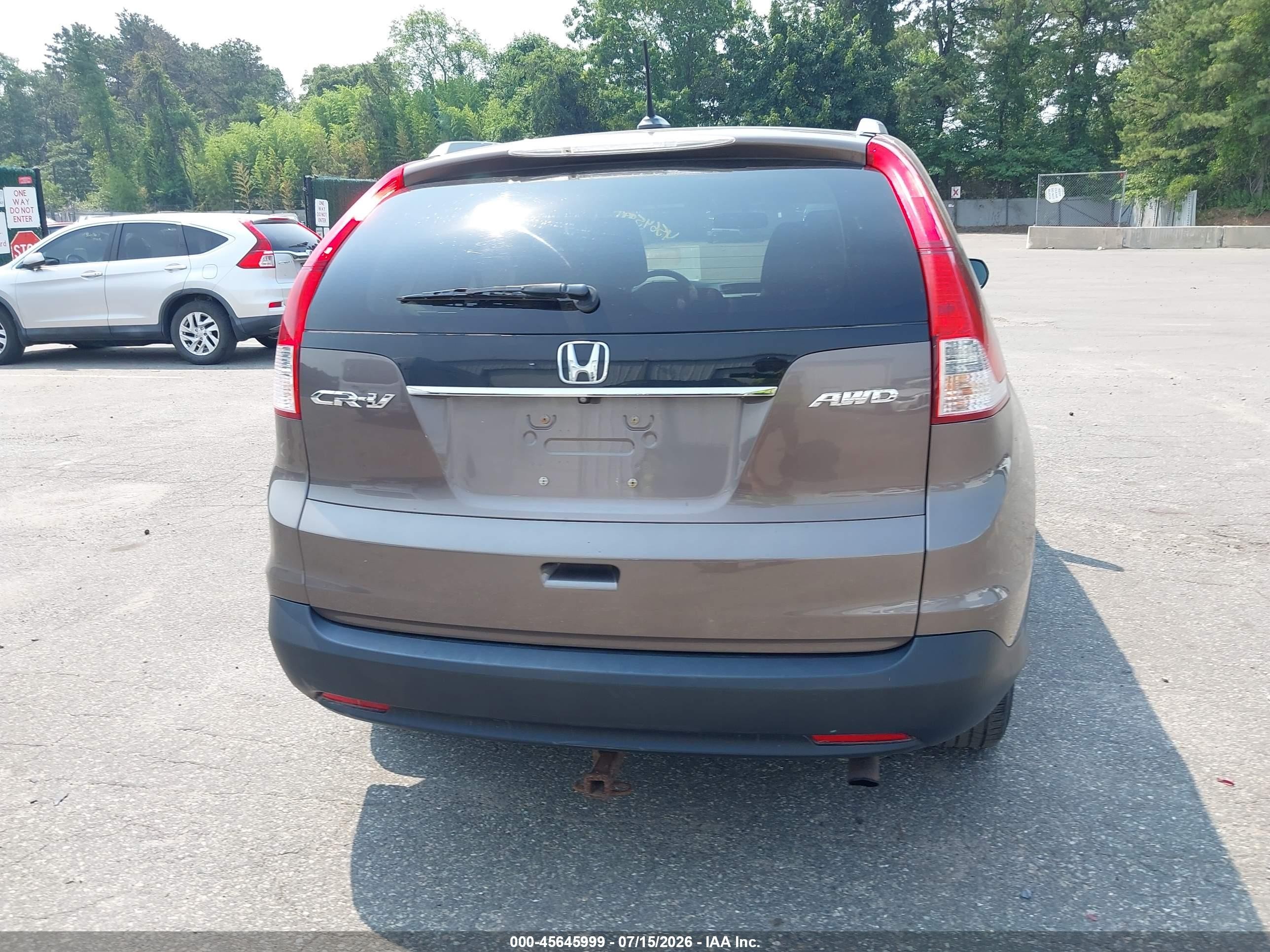2014 Honda Cr-v Ex-l Gray vin: 2HKRM4H79EH683850