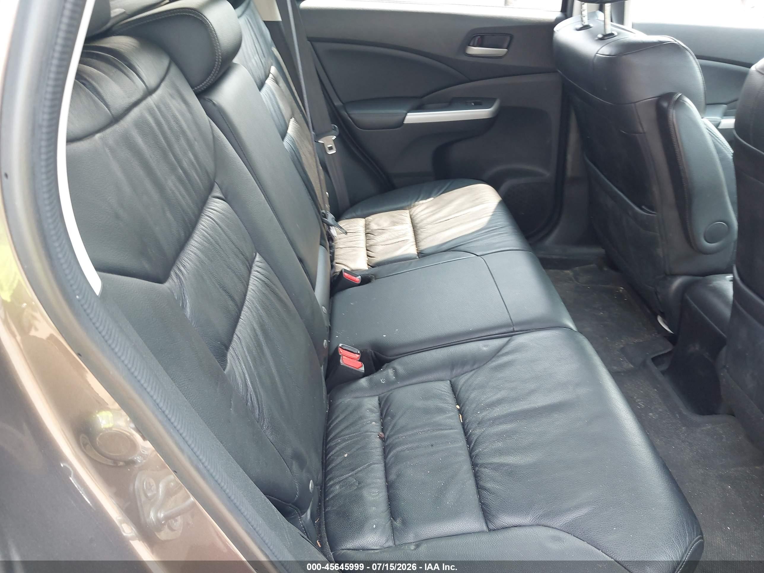 2014 Honda Cr-v Ex-l Gray vin: 2HKRM4H79EH683850