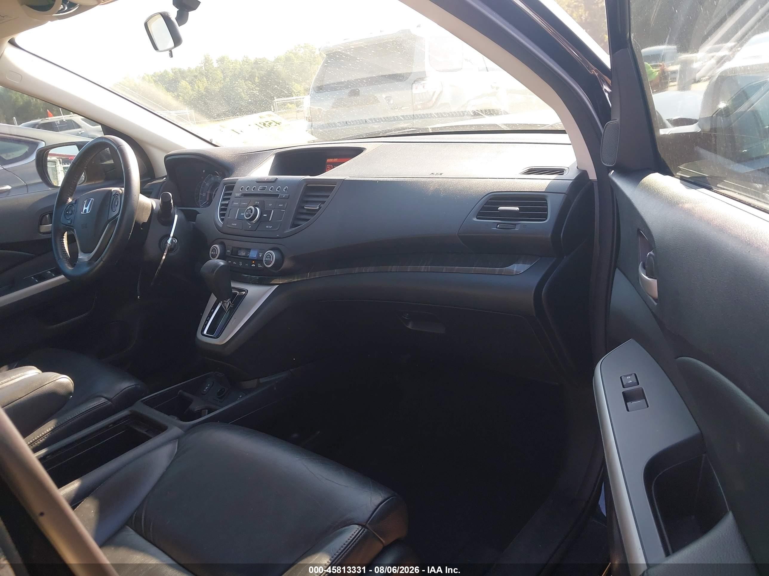 2014 Honda Cr-v Ex-l Черный vin: 2HKRM4H79EH685551