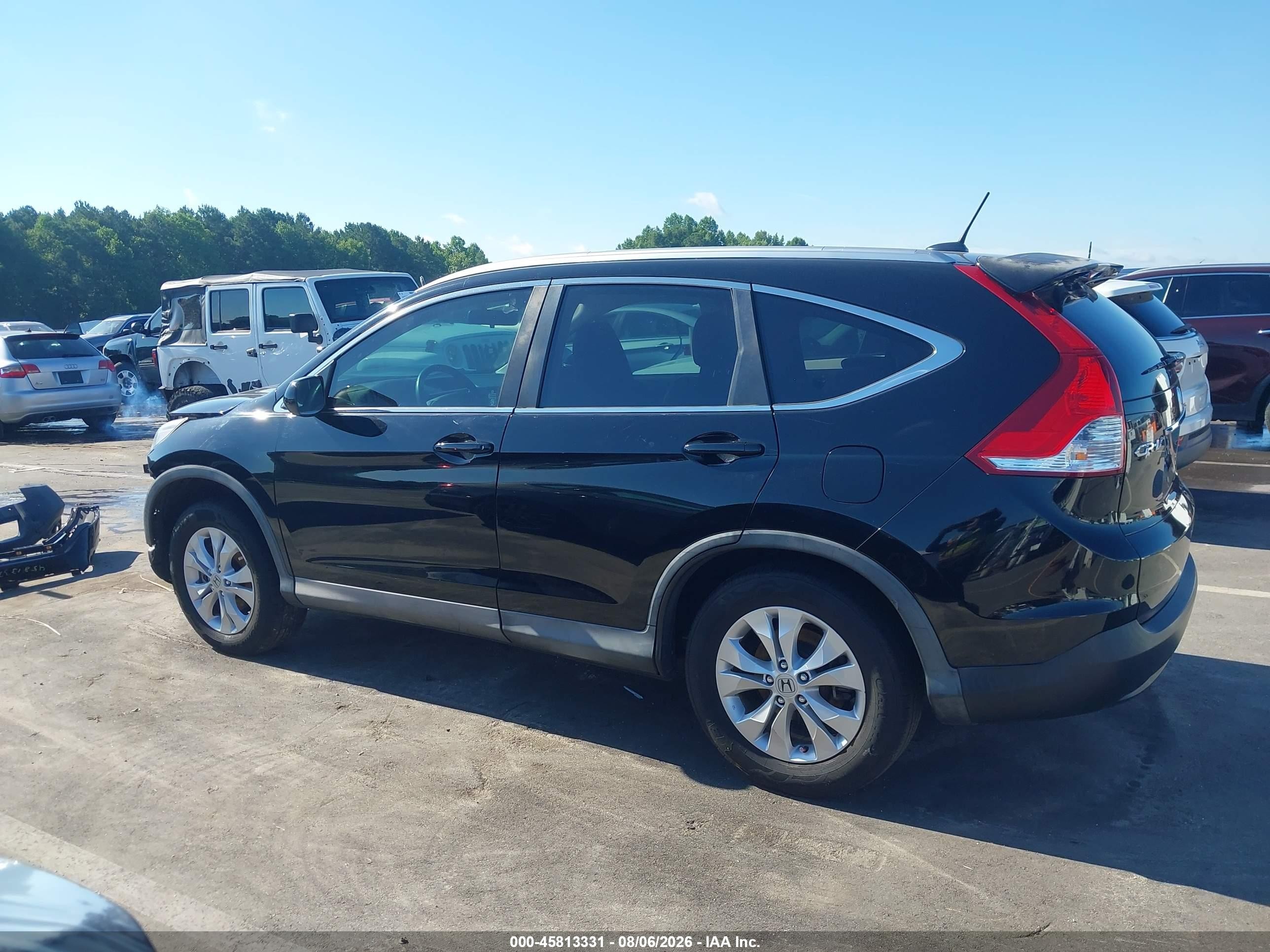 2014 Honda Cr-v Ex-l Черный vin: 2HKRM4H79EH685551