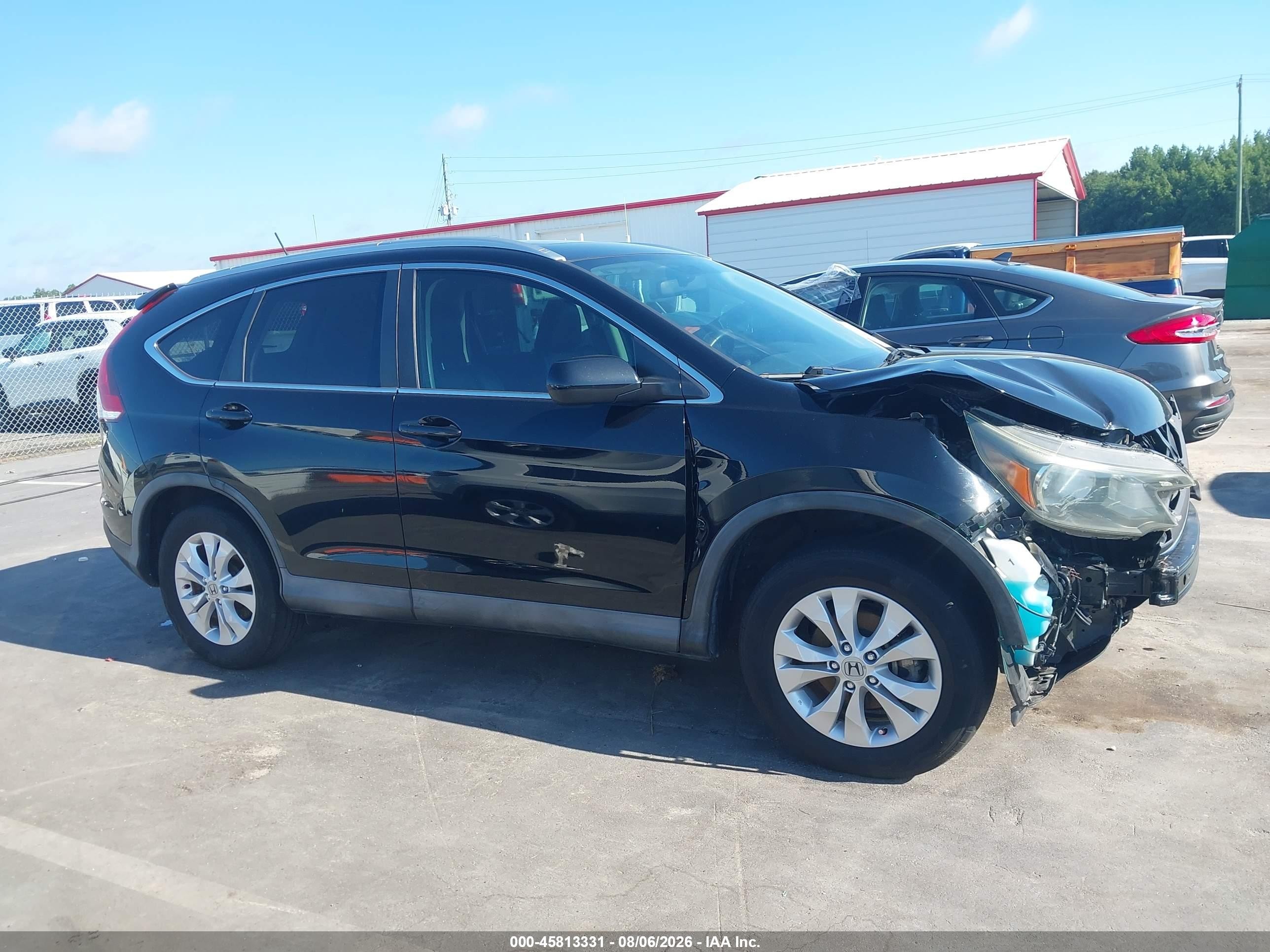 2014 Honda Cr-v Ex-l Черный vin: 2HKRM4H79EH685551
