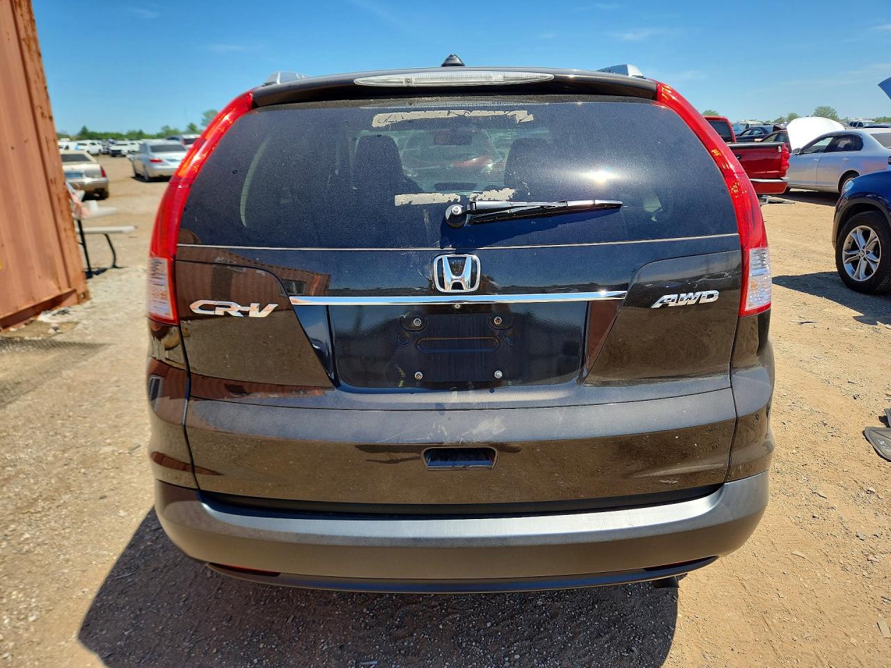 2014 Honda Cr-v Exl Brown vin: 2HKRM4H79EH691625
