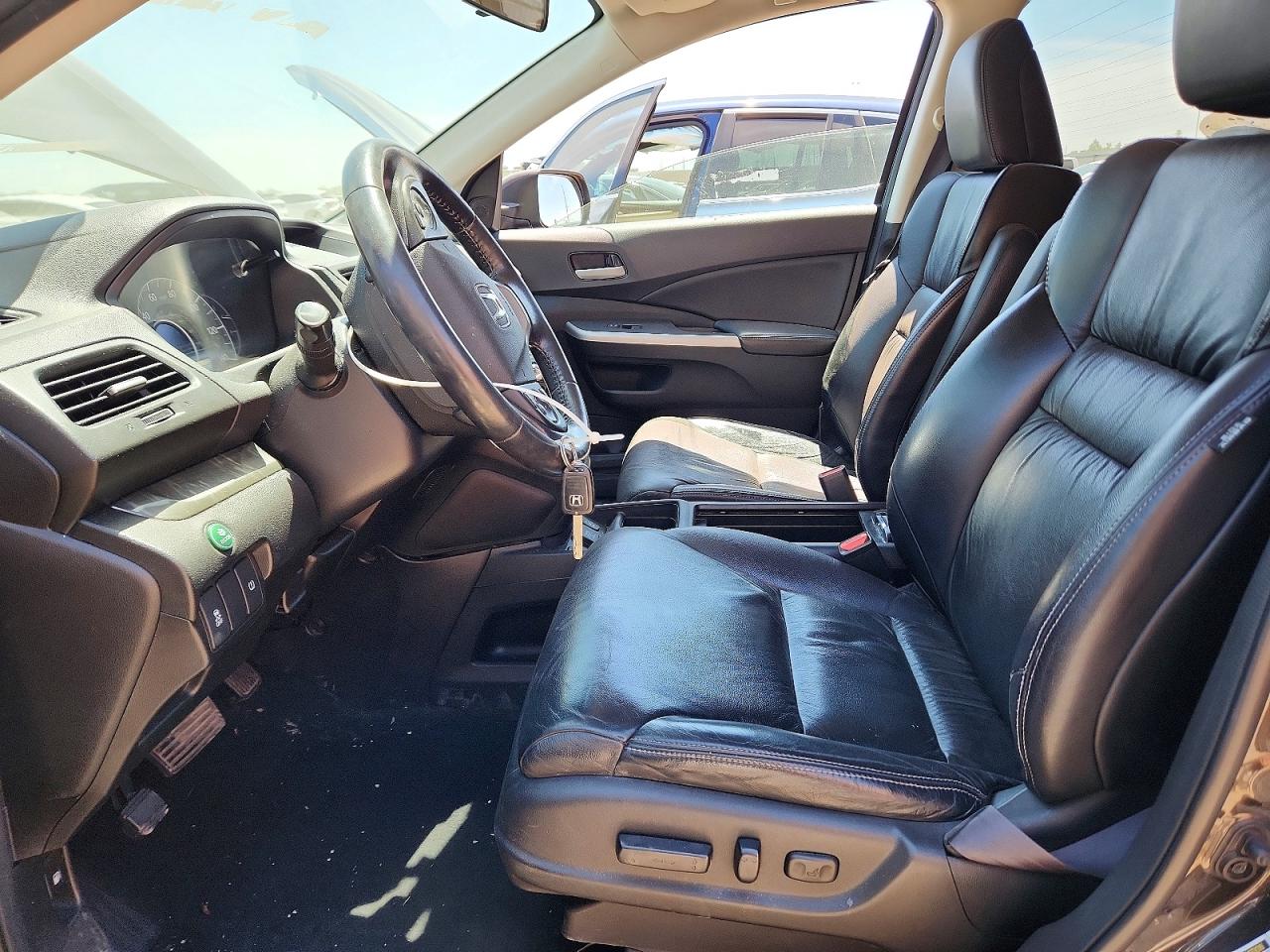 2014 Honda Cr-v Exl Brown vin: 2HKRM4H79EH691625