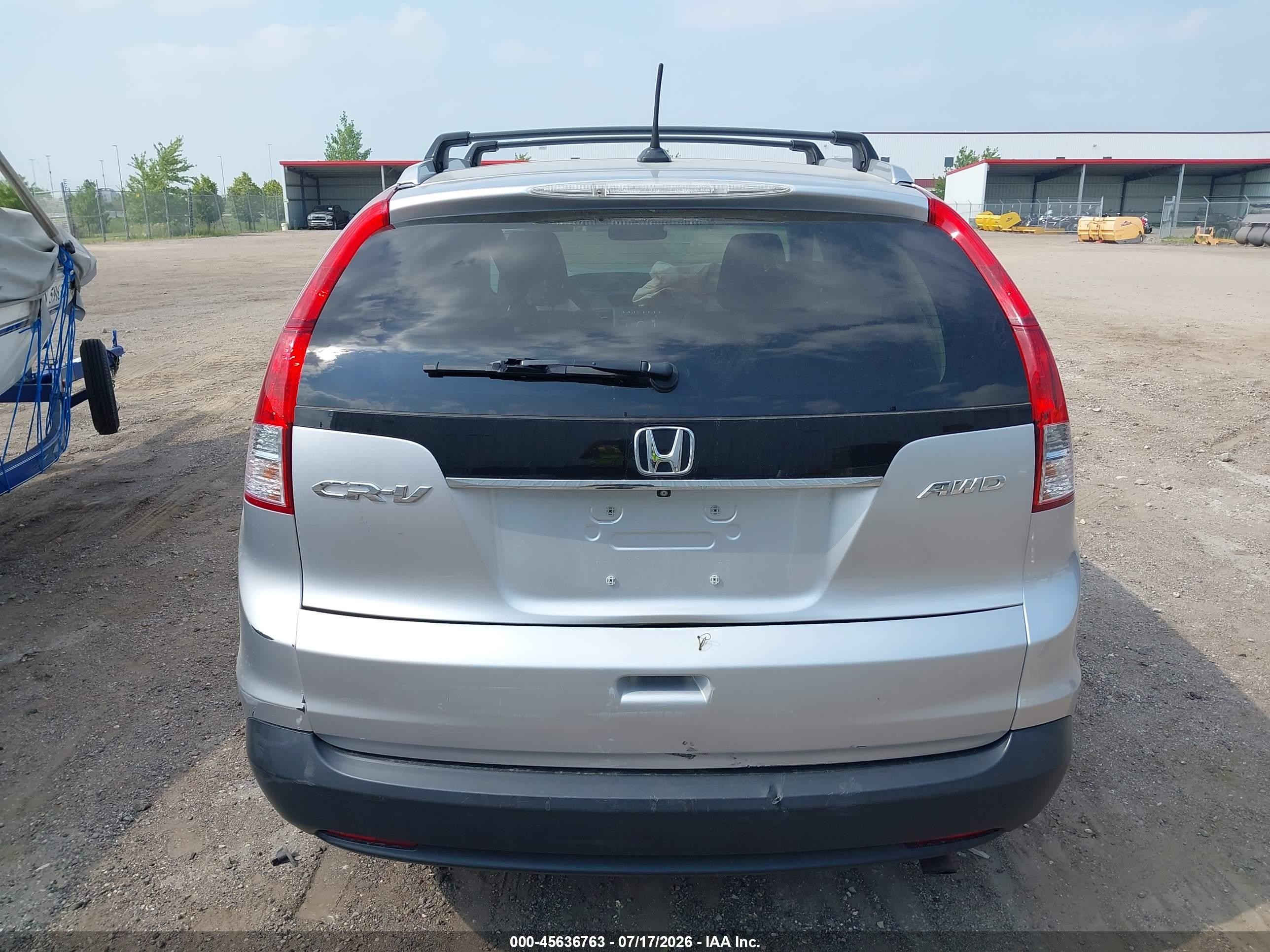 2014 Honda Cr-v Ex-l Silver vin: 2HKRM4H79EH715891