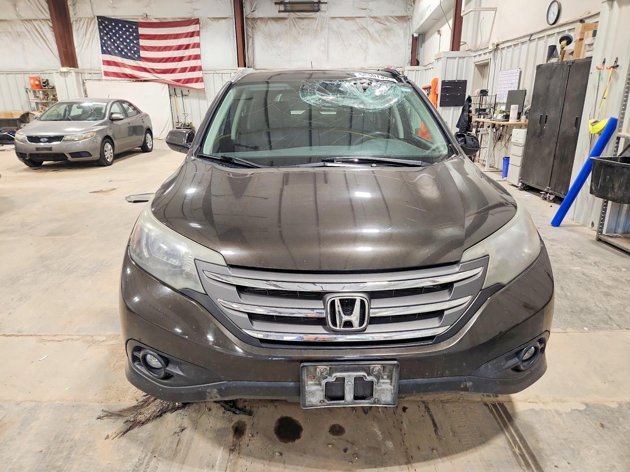2014 Honda Cr-v Exl Серый vin: 2HKRM4H79EH723490
