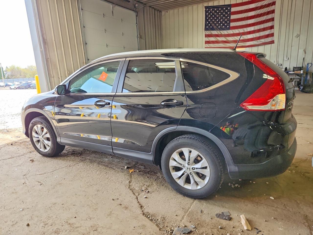 2014 Honda Cr-v Black vin: 2HKRM4H79EH724347
