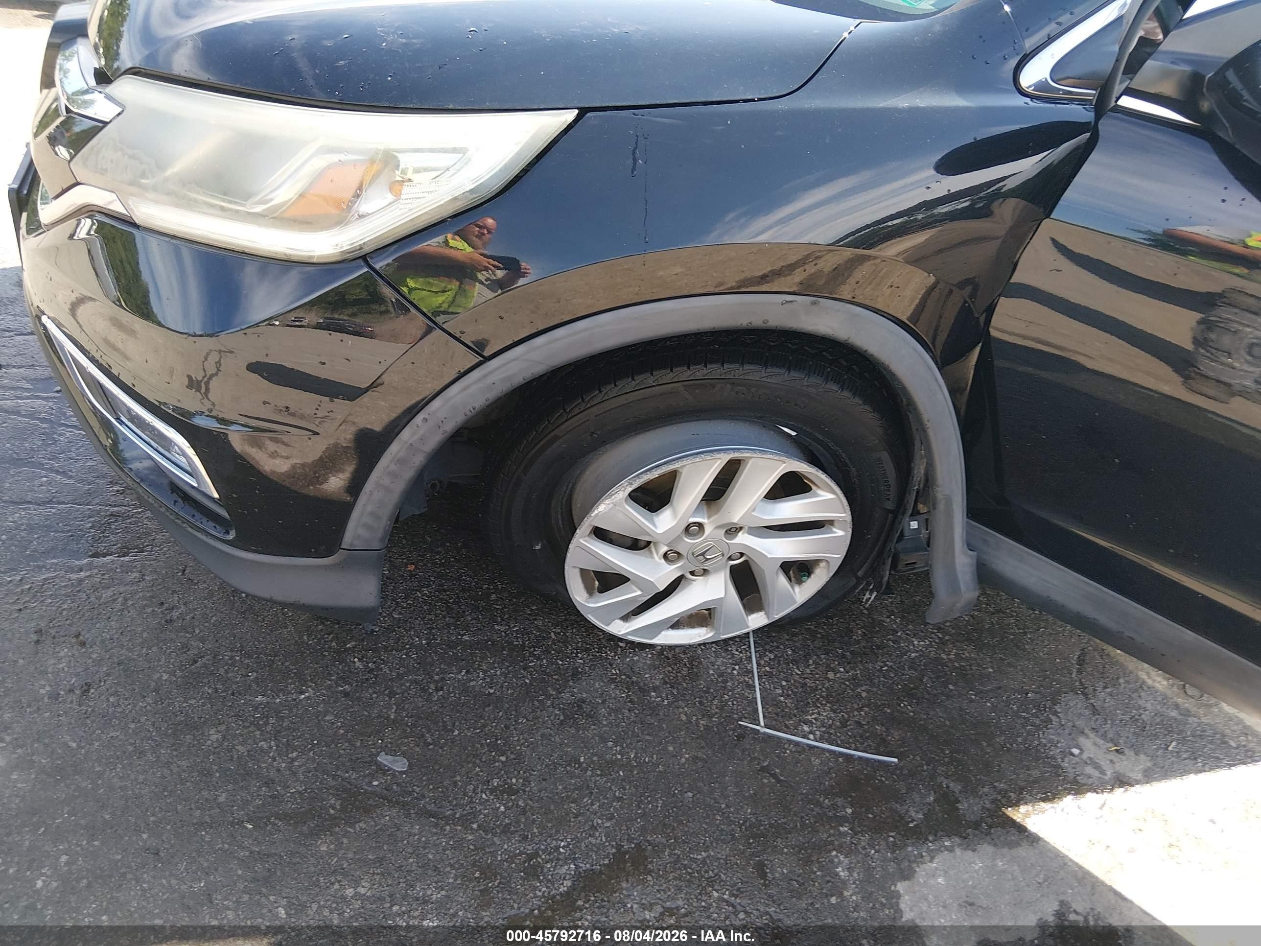 2015 Honda Cr-v Ex-l Черный vin: 2HKRM4H79FH613931