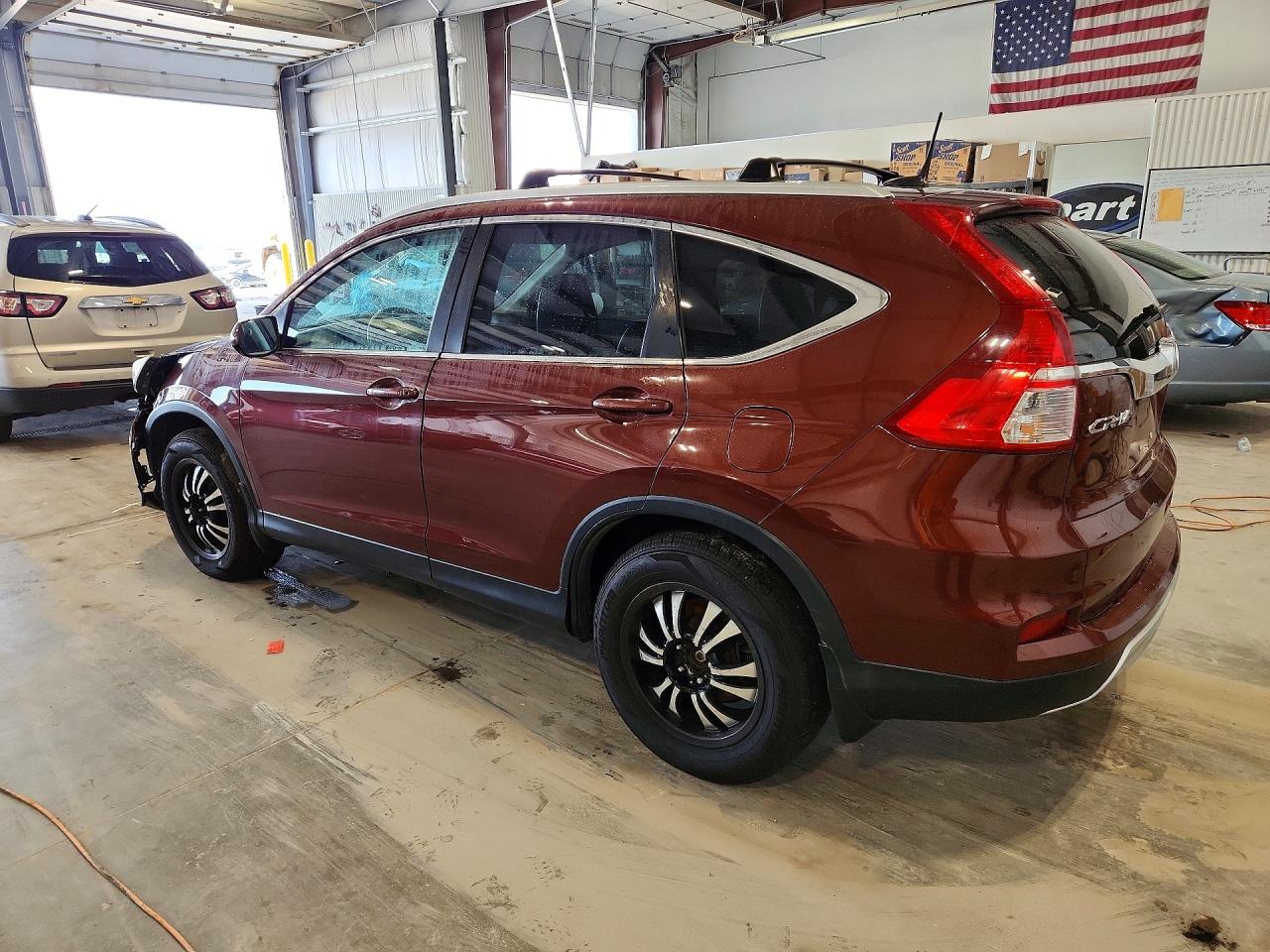 2015 Honda Cr-v Exl Brown vin: 2HKRM4H79FH616456
