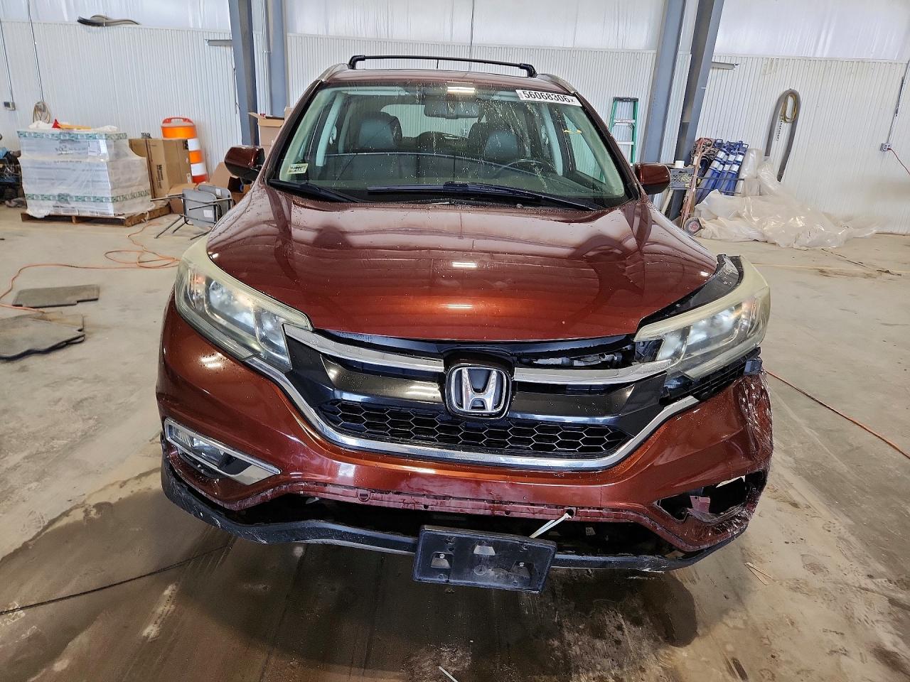 2015 Honda Cr-v Exl Brown vin: 2HKRM4H79FH616456