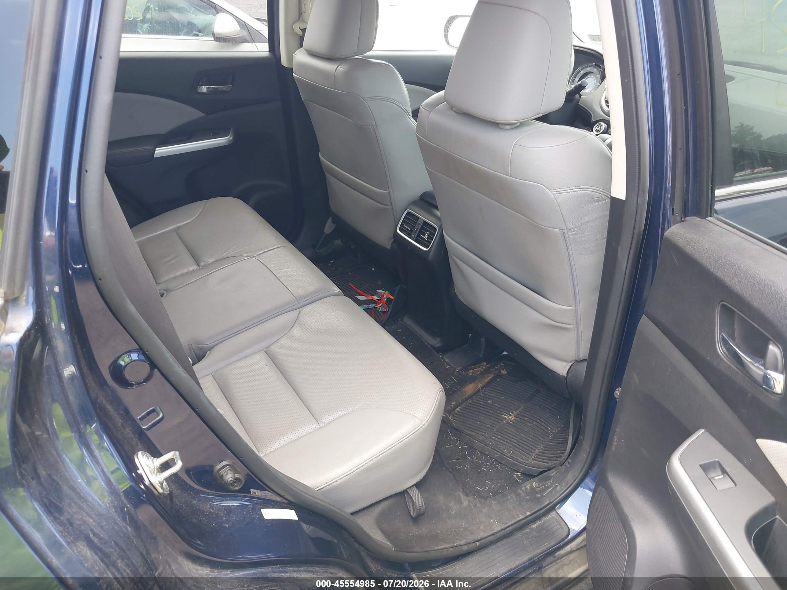 2015 Honda Cr-v Ex-l Синий vin: 2HKRM4H79FH658142