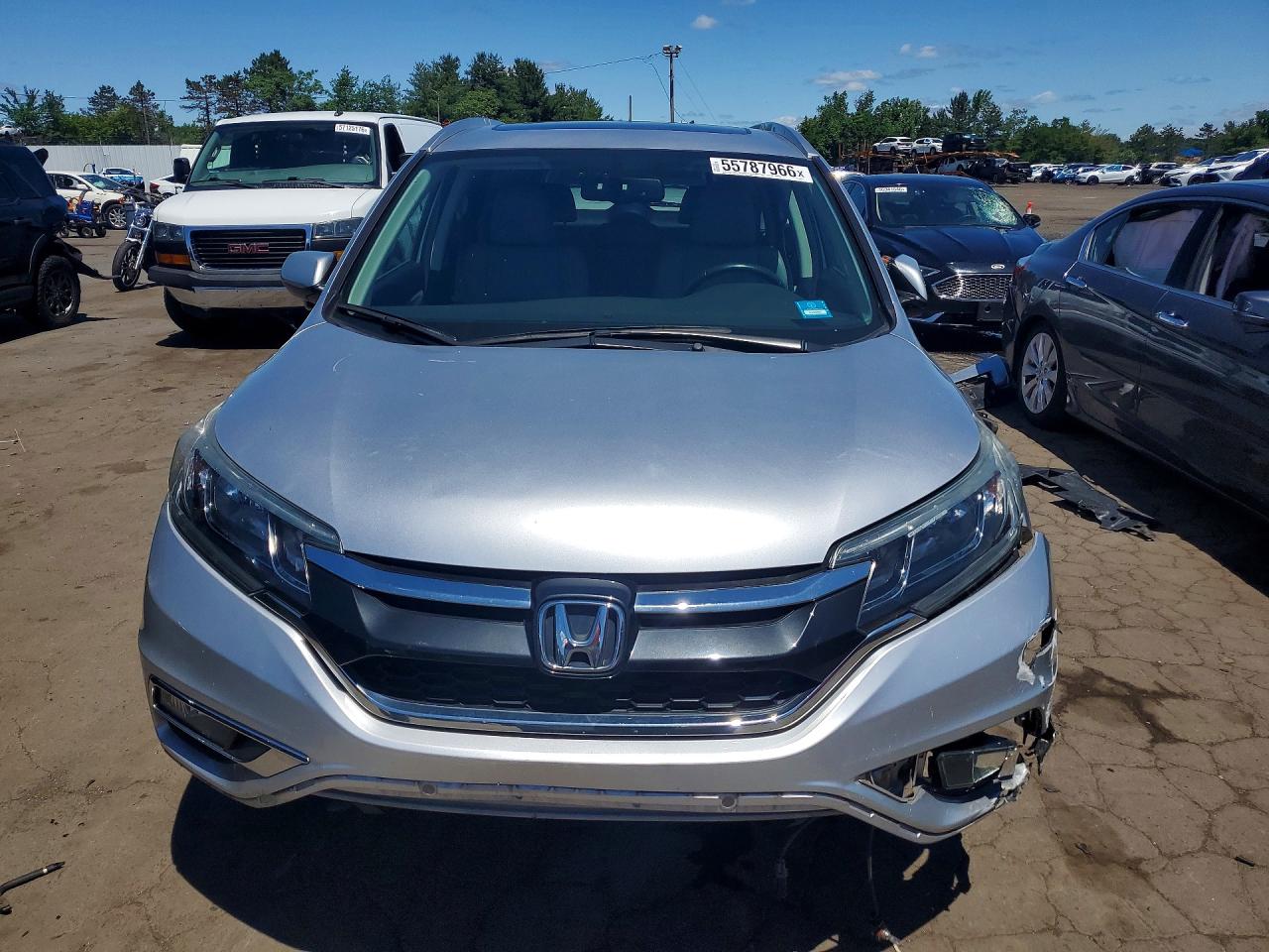 2015 Honda Cr-v Exl Silver vin: 2HKRM4H79FH659971