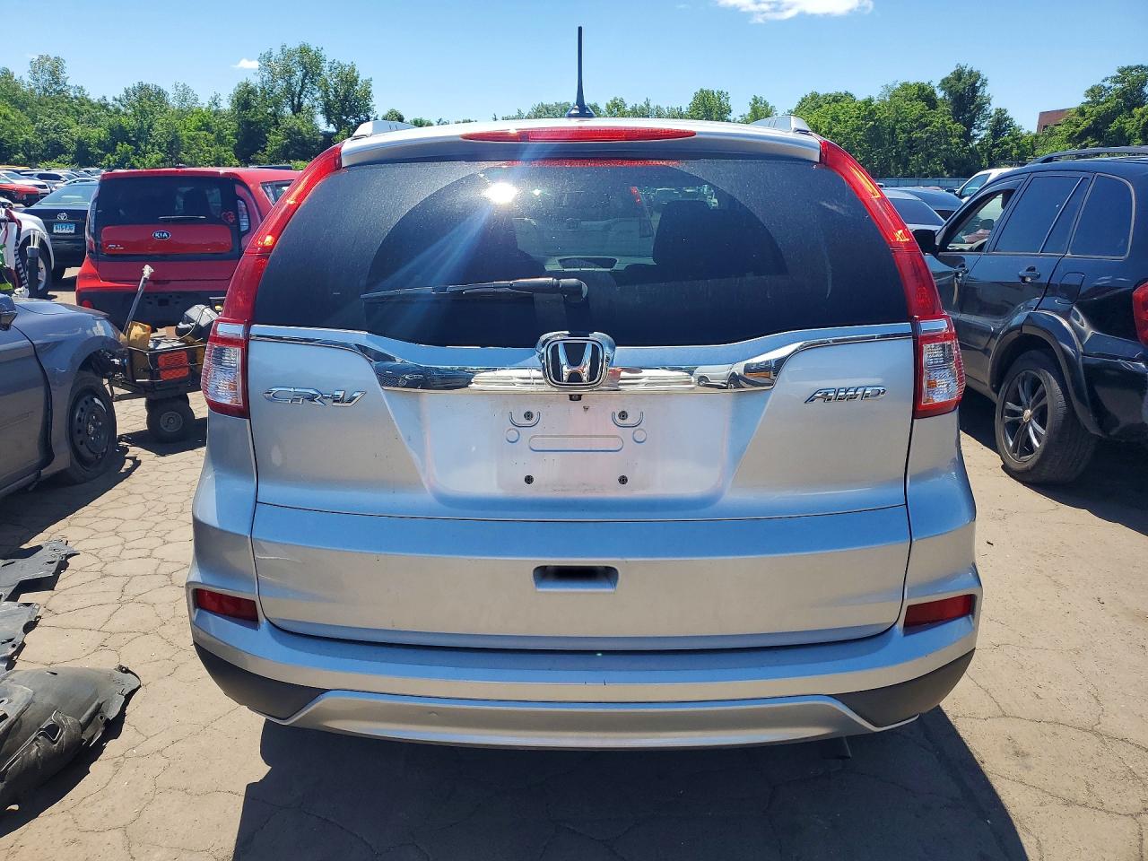 2015 Honda Cr-v Exl Silver vin: 2HKRM4H79FH659971